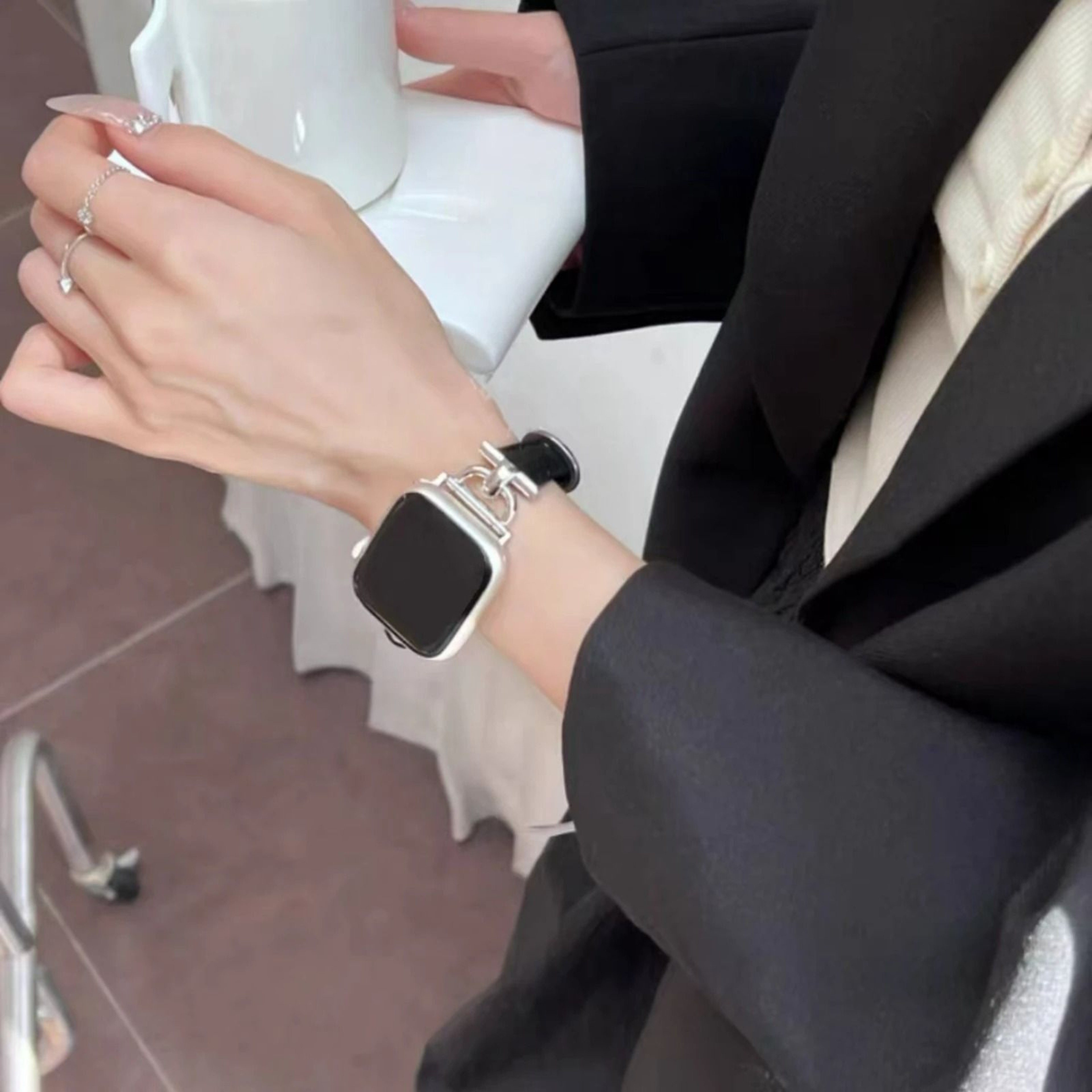 Fashion Leather Loop Watch Strap For Apple Watch Series 1 Through 11  Ultra 4