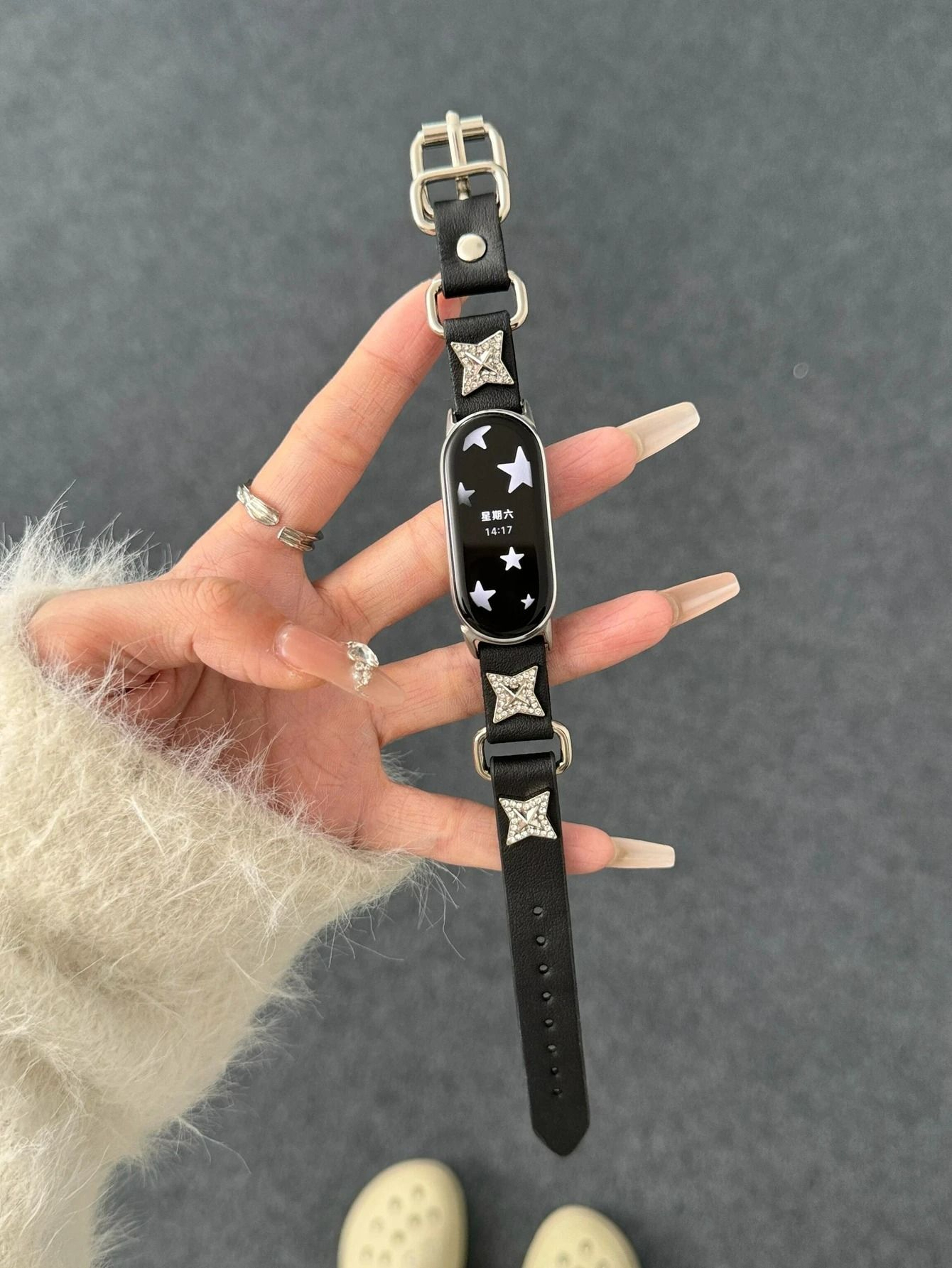 Magnetic Leather Loop Watch Strap For Xiaomi Smart Band 8 9  10 8