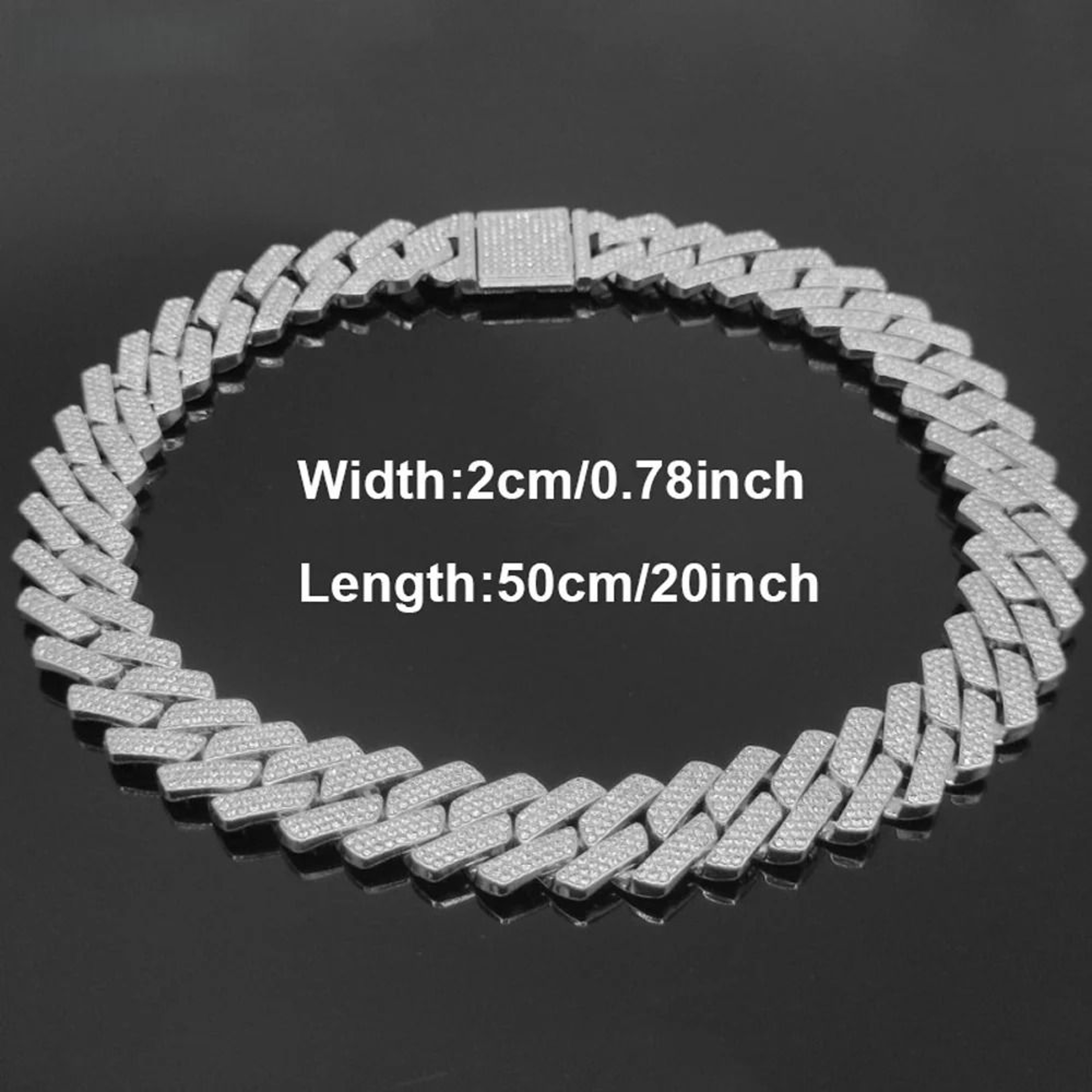 Iced Out 3Row Micro Pave CZ Cuban Link Chain 4