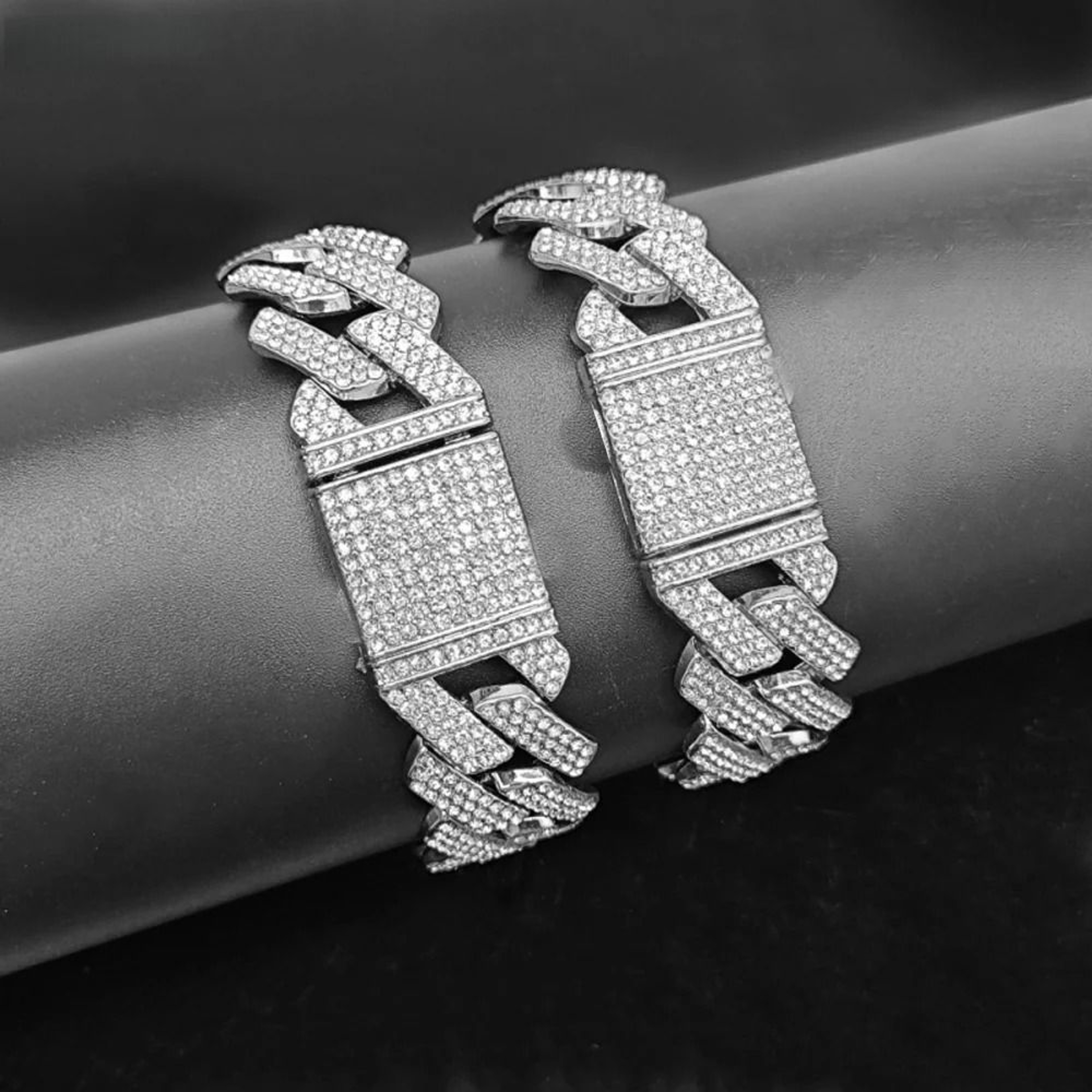 Iced Out 3Row Micro Pave CZ Cuban Link Chain 2