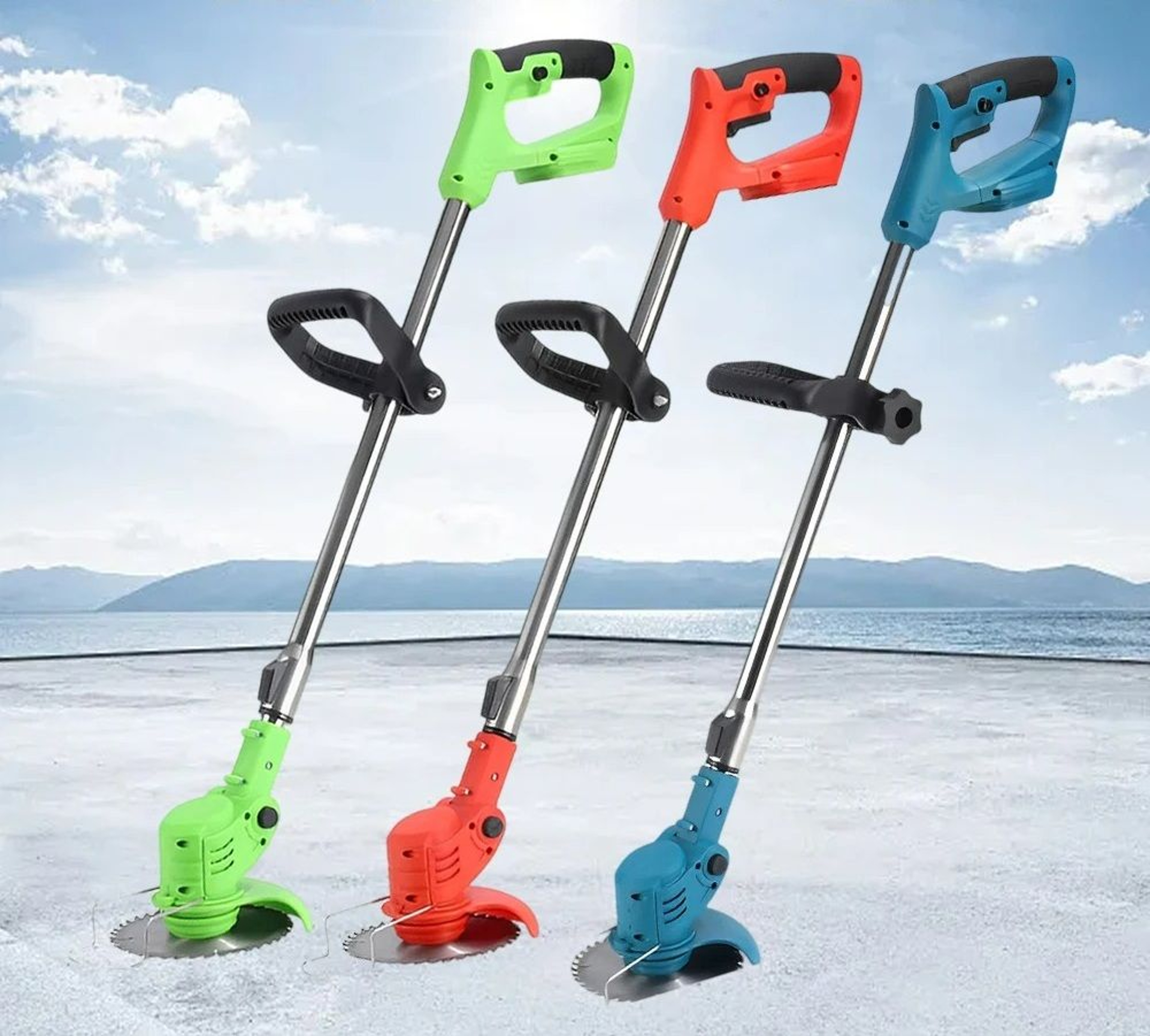 Cordless Handheld Electric Grass Trimmer  Weed Eater 0