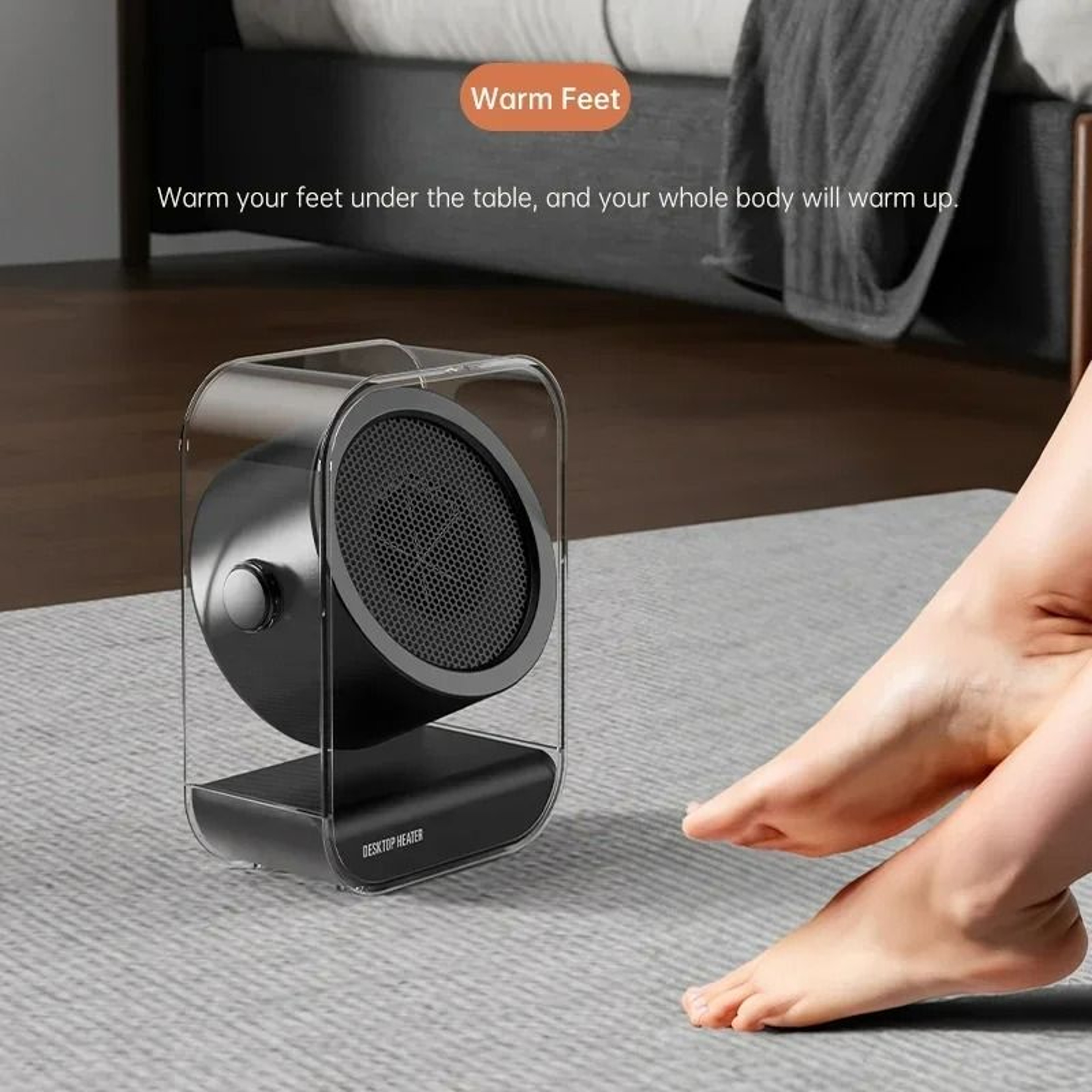 Portable Desktop PTC Ceramic Air Space Heater 4