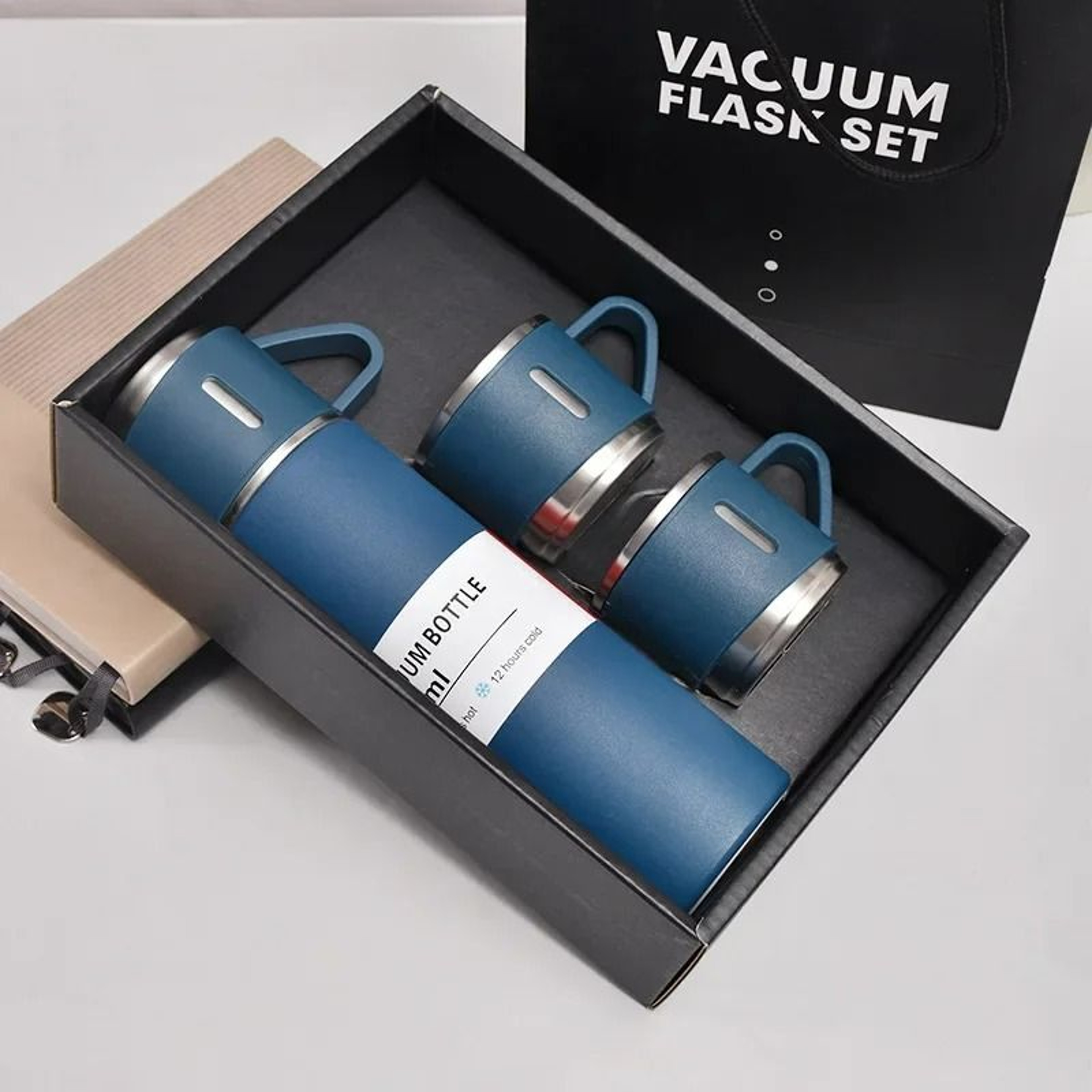 Stainless Steel Vacuum Flask Gift Set 3