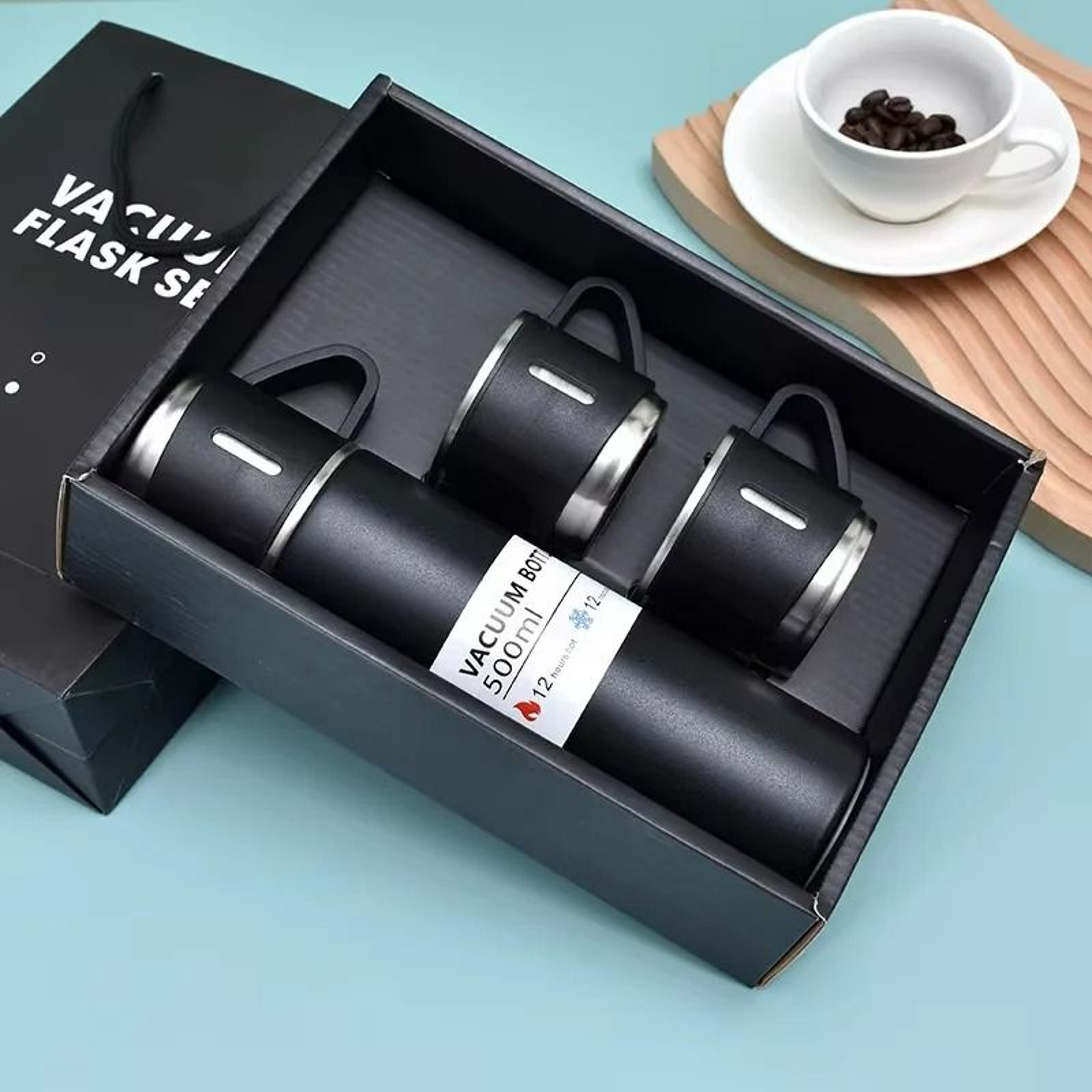 Stainless Steel Vacuum Flask Gift Set 13