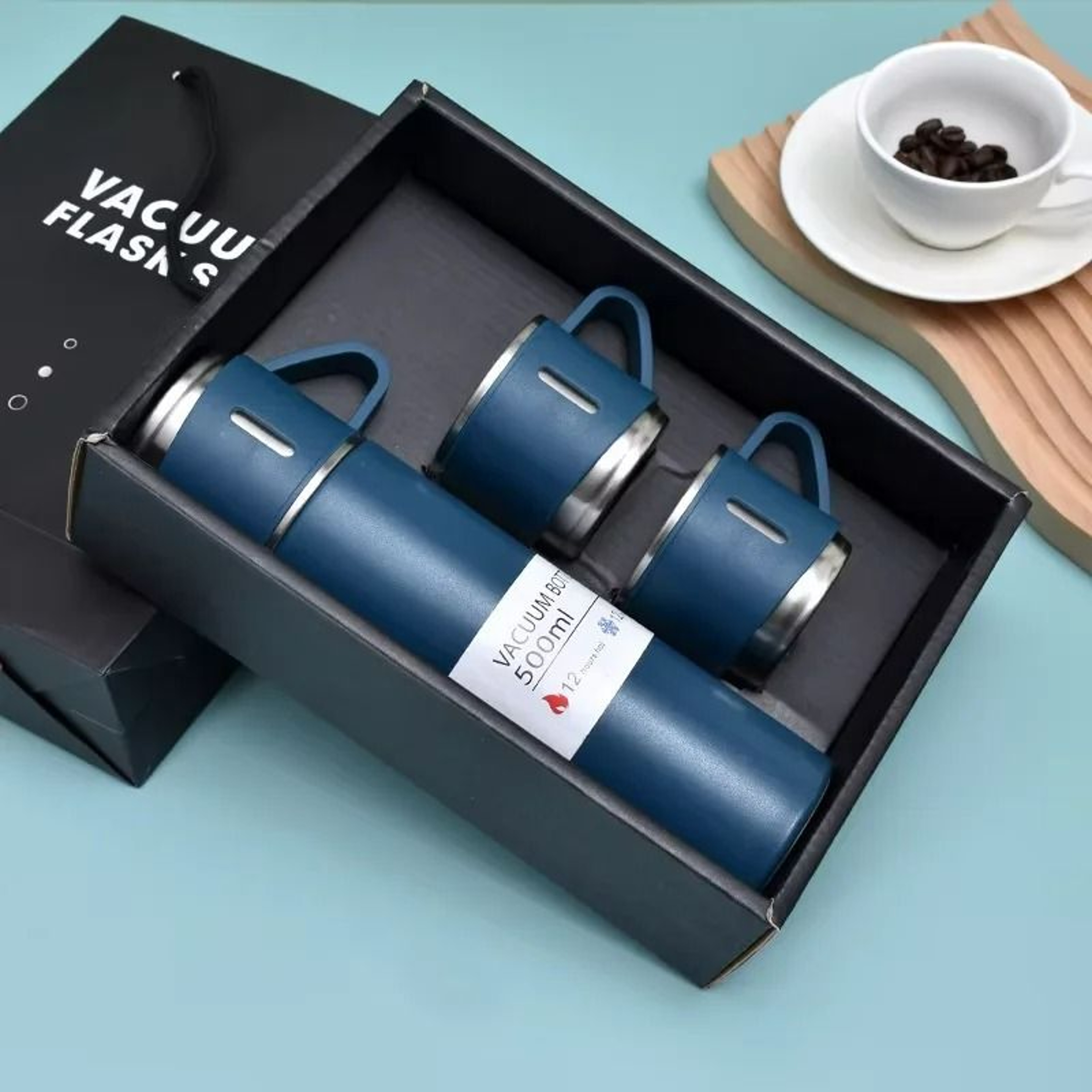 Stainless Steel Vacuum Flask Gift Set 18
