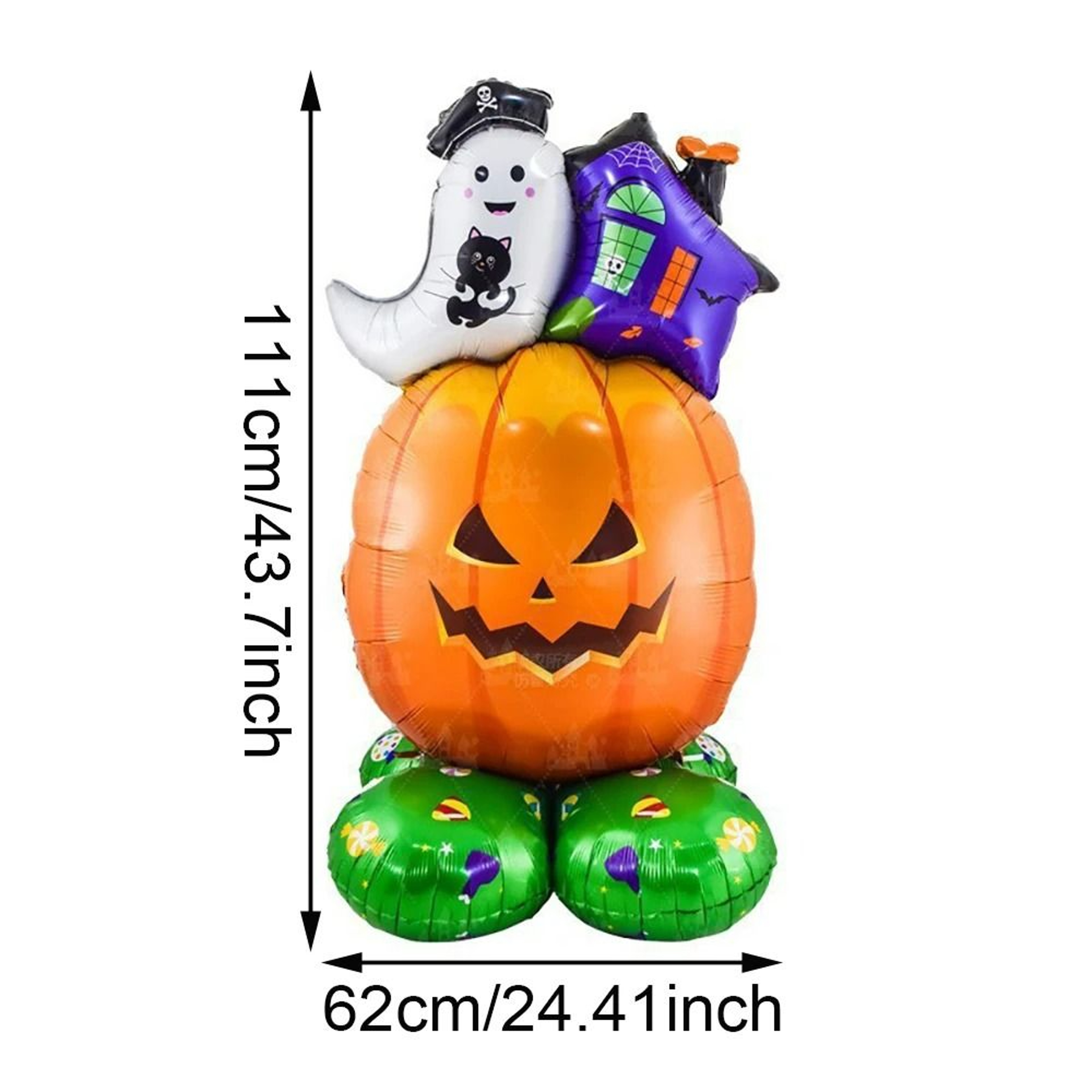 Halloween Foil Balloon Pumpkin Ghost  Witch Character Designs 10