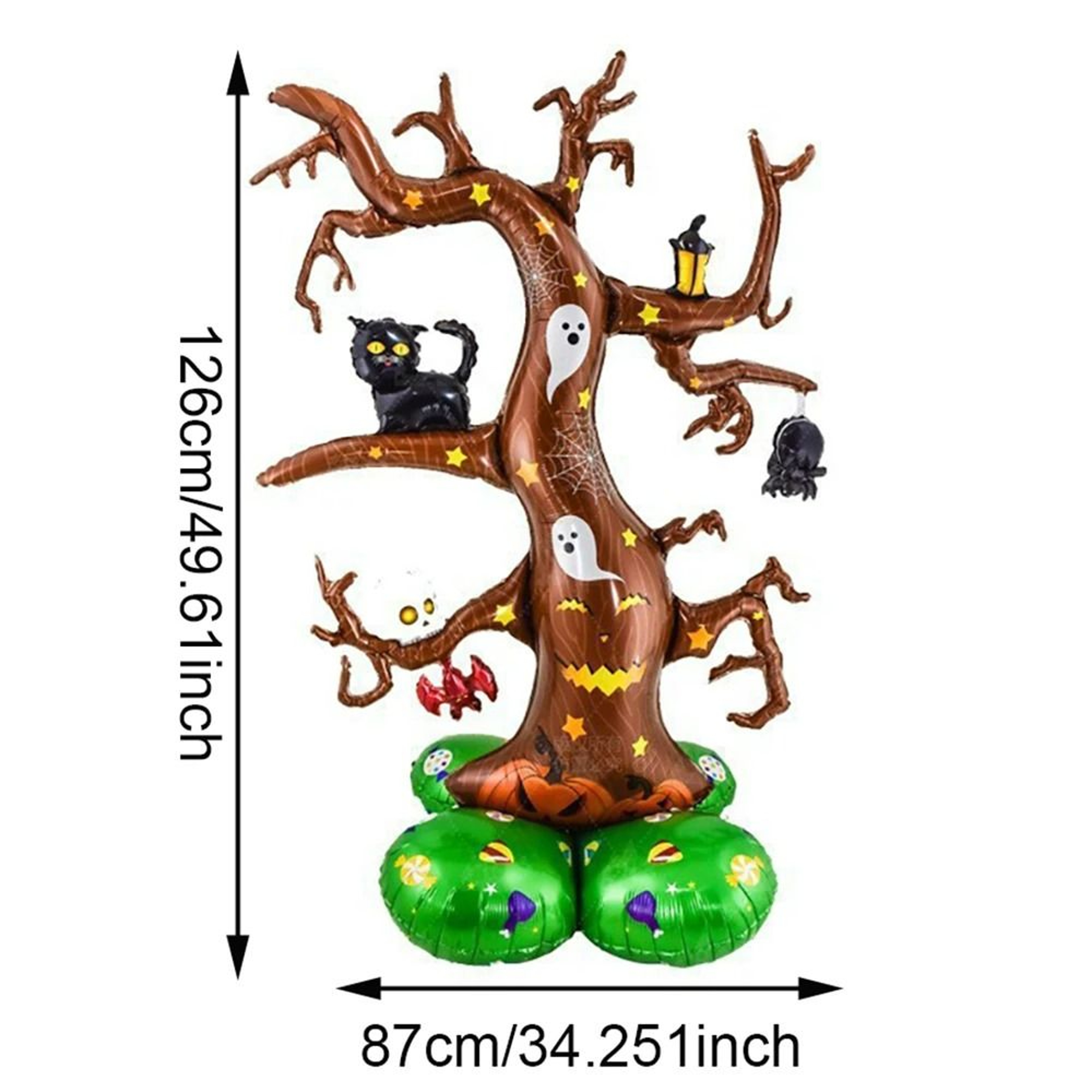 Halloween Foil Balloon Pumpkin Ghost  Witch Character Designs 9