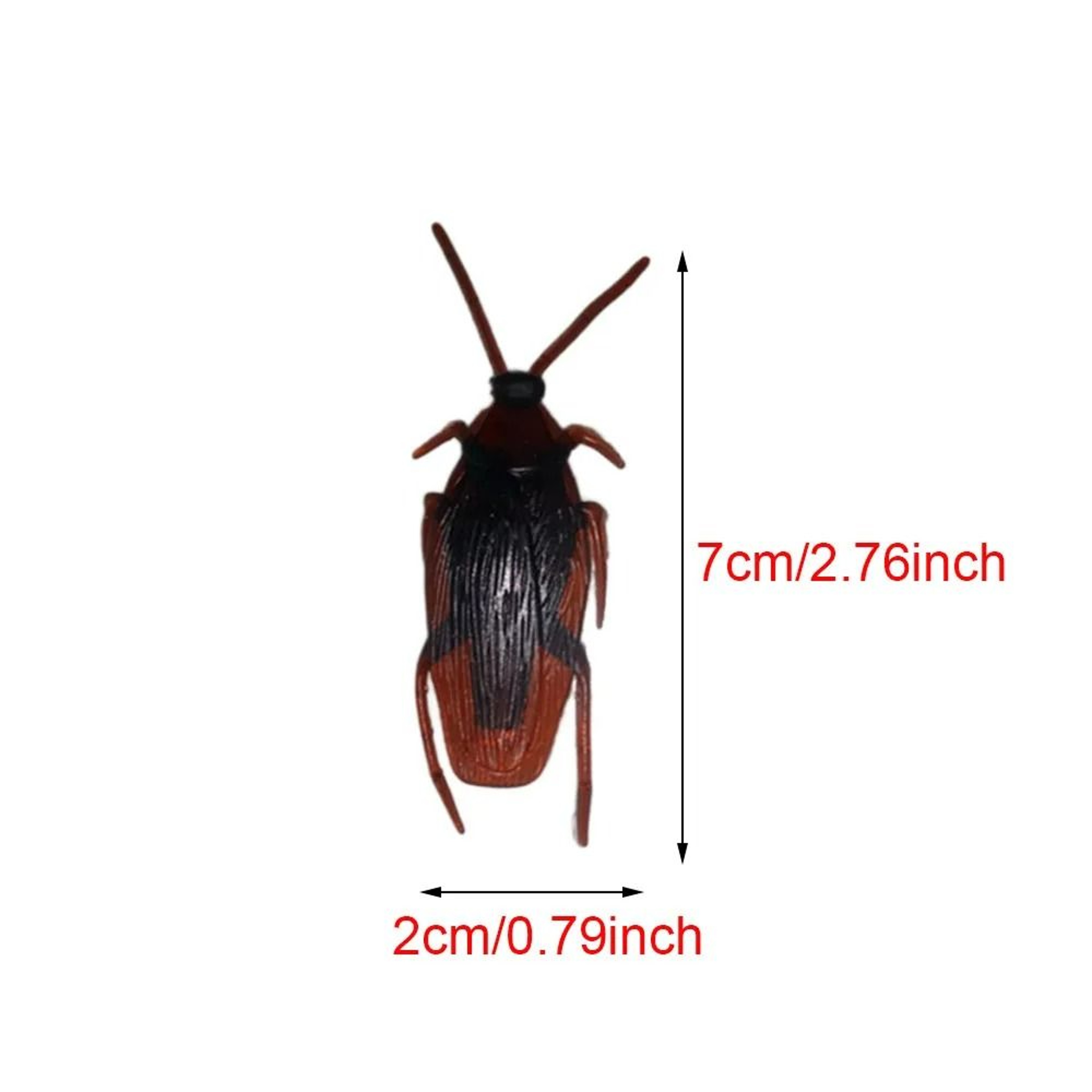 12Piece Realistic Fake Plastic Cockroach Prank Props 5