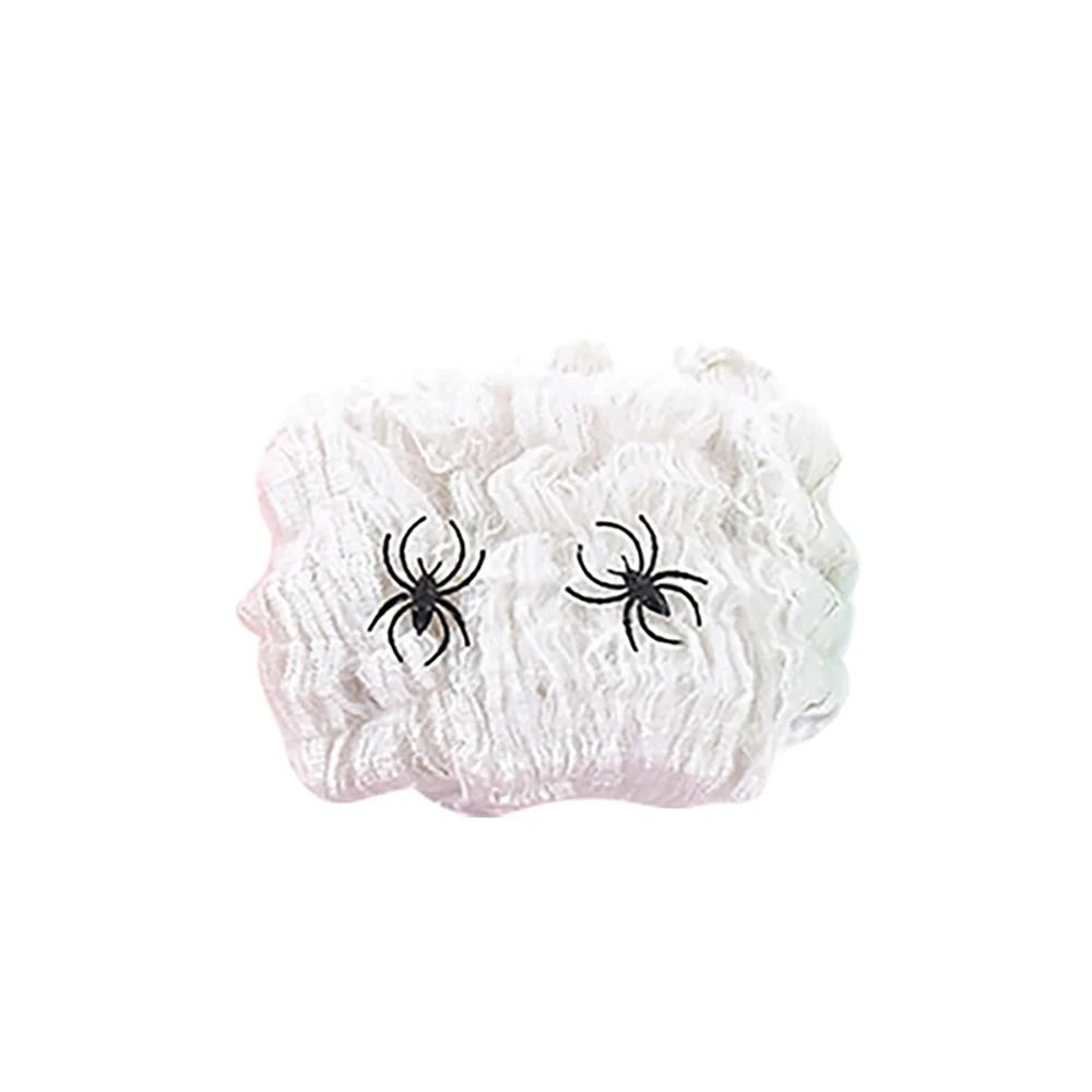 Stretchy Artificial Halloween Cobweb  Fake Spider Web Decor 7