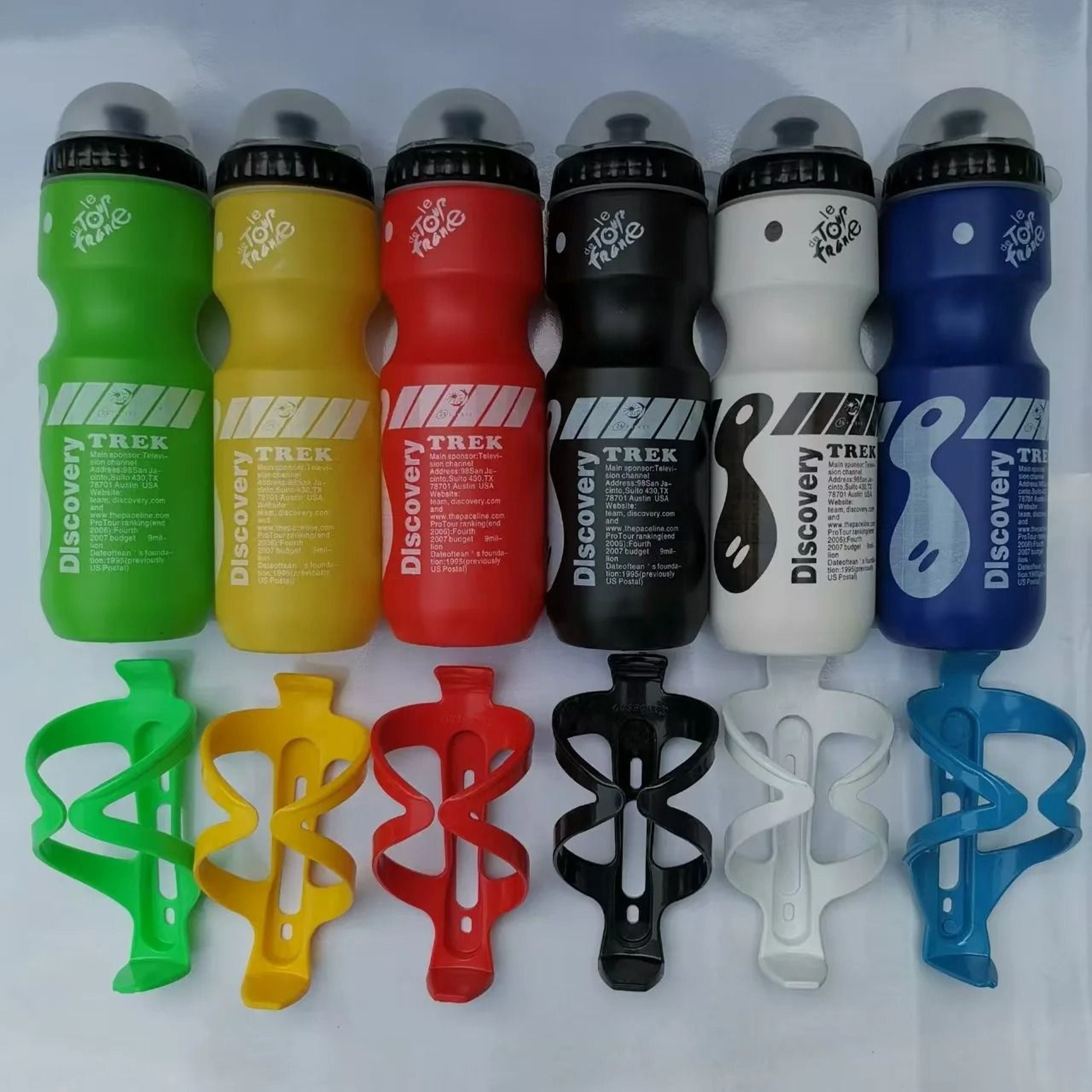 750ml Bicycle Water Bottle  Universal Holder Cage Combo 1