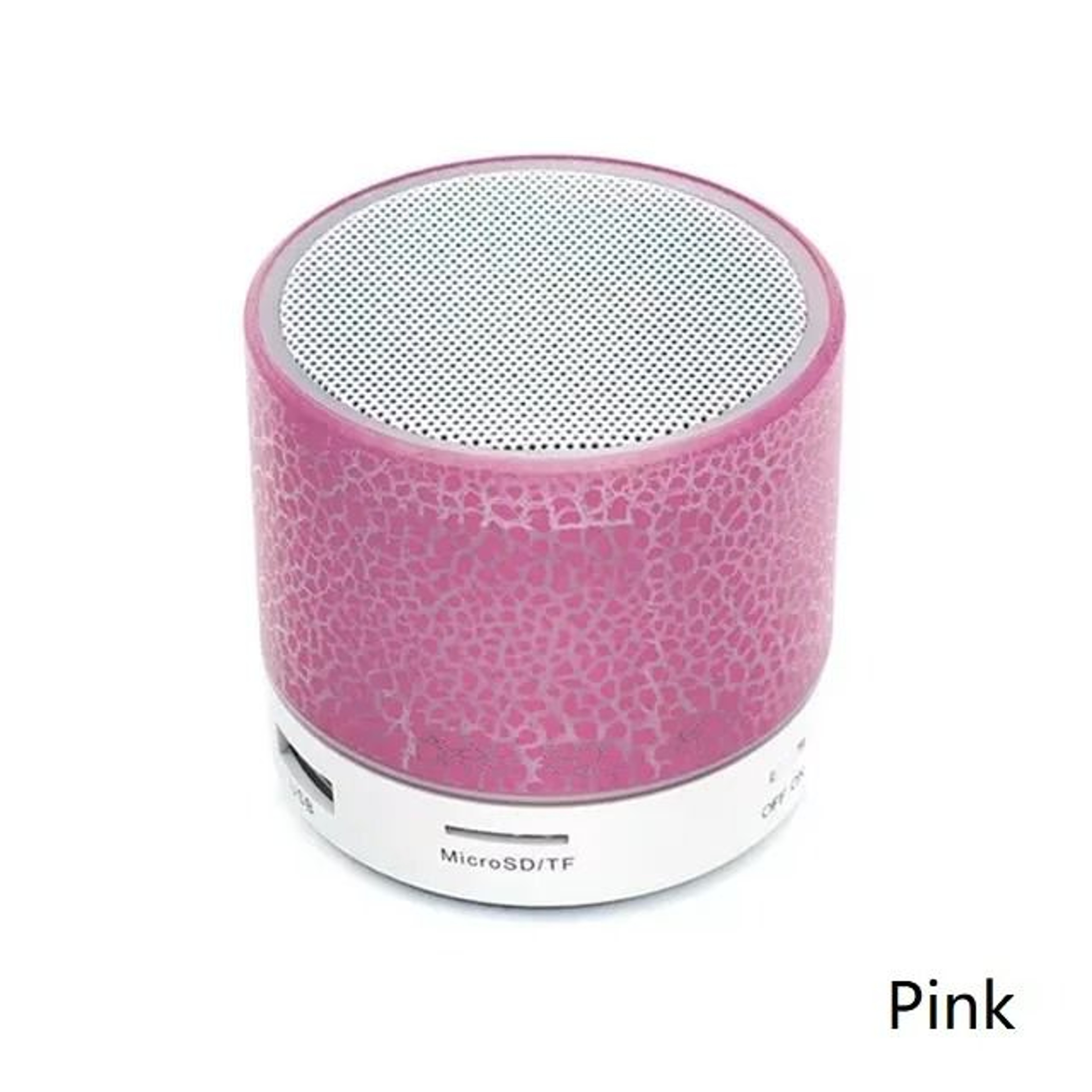 Mini Crackle LED Wireless Bluetooth Speaker 7
