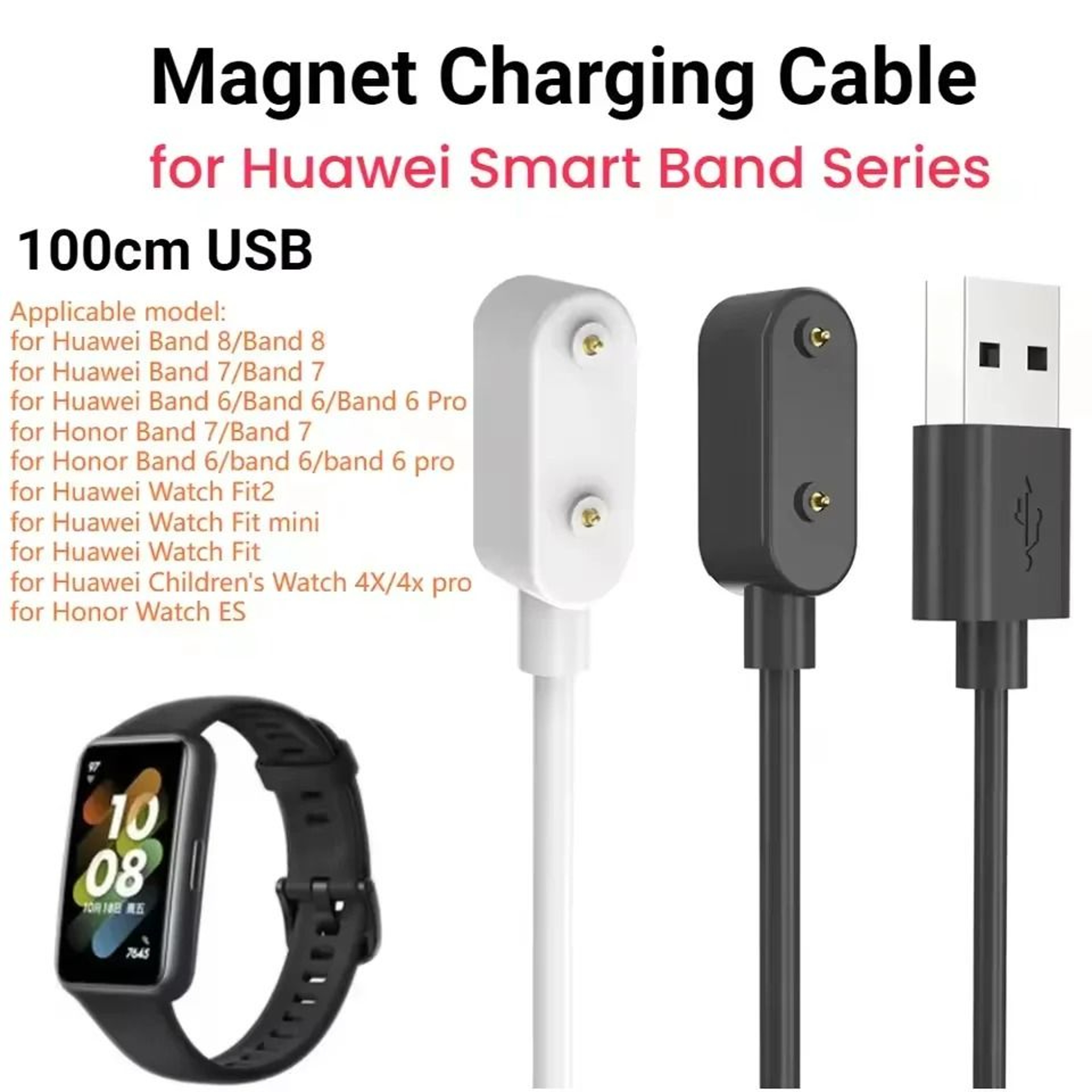 Magnetic USB Fast Charging Cable For Huawei Band  Smartwatch 1
