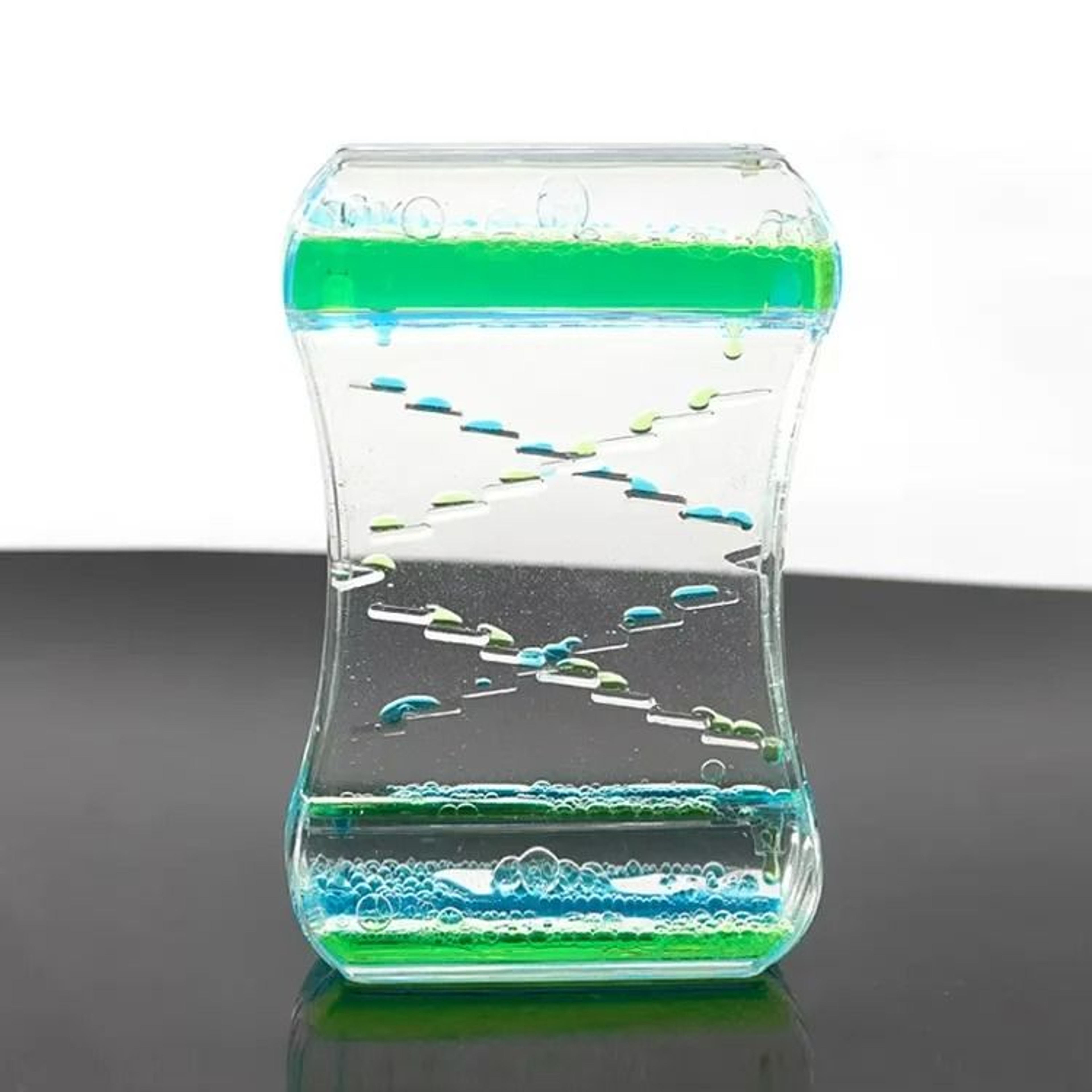 Creative TwoColor Liquid Motion Oil Drop Ladder Timer 10