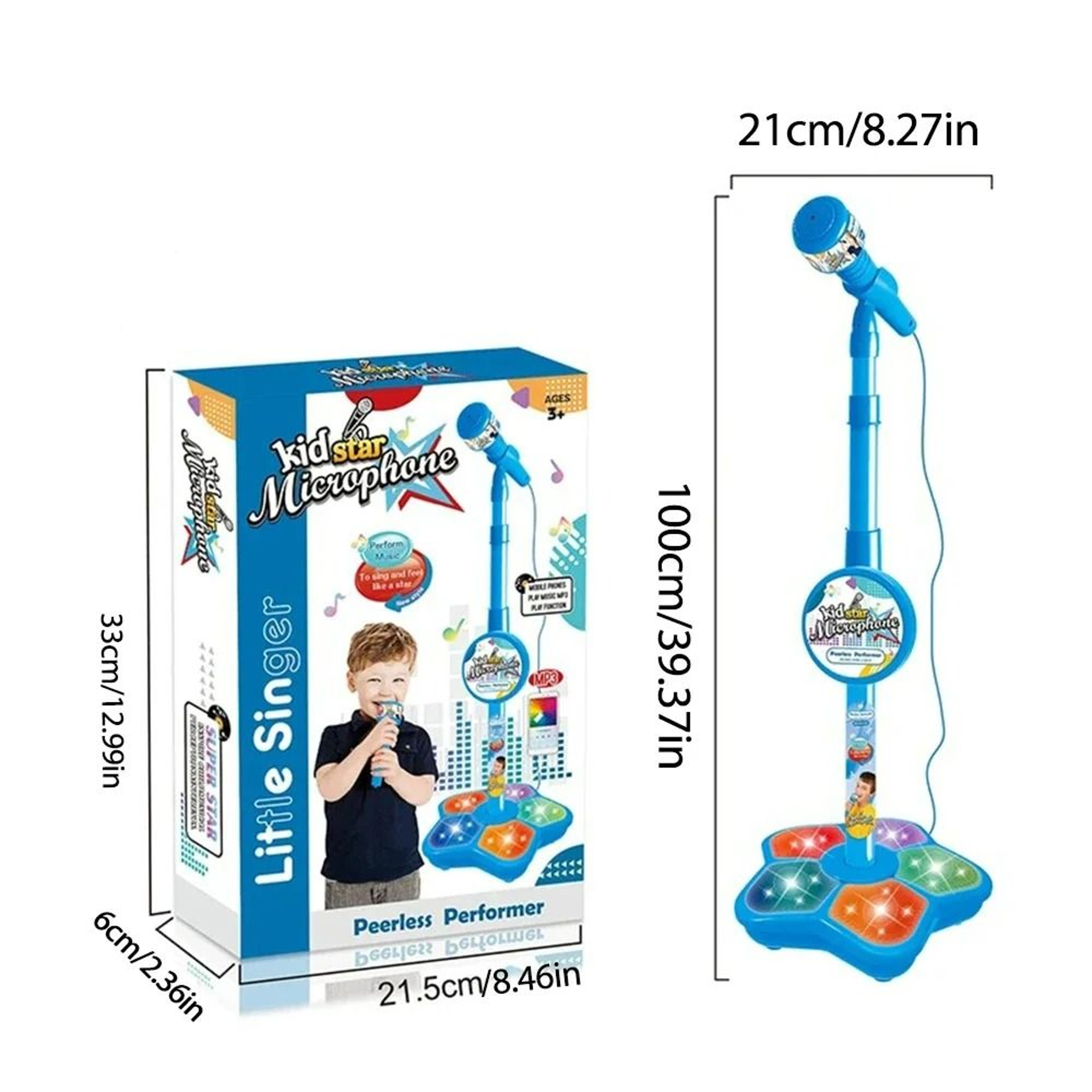 Kids Adjustable Standing Karaoke Microphone  Music Toy 9