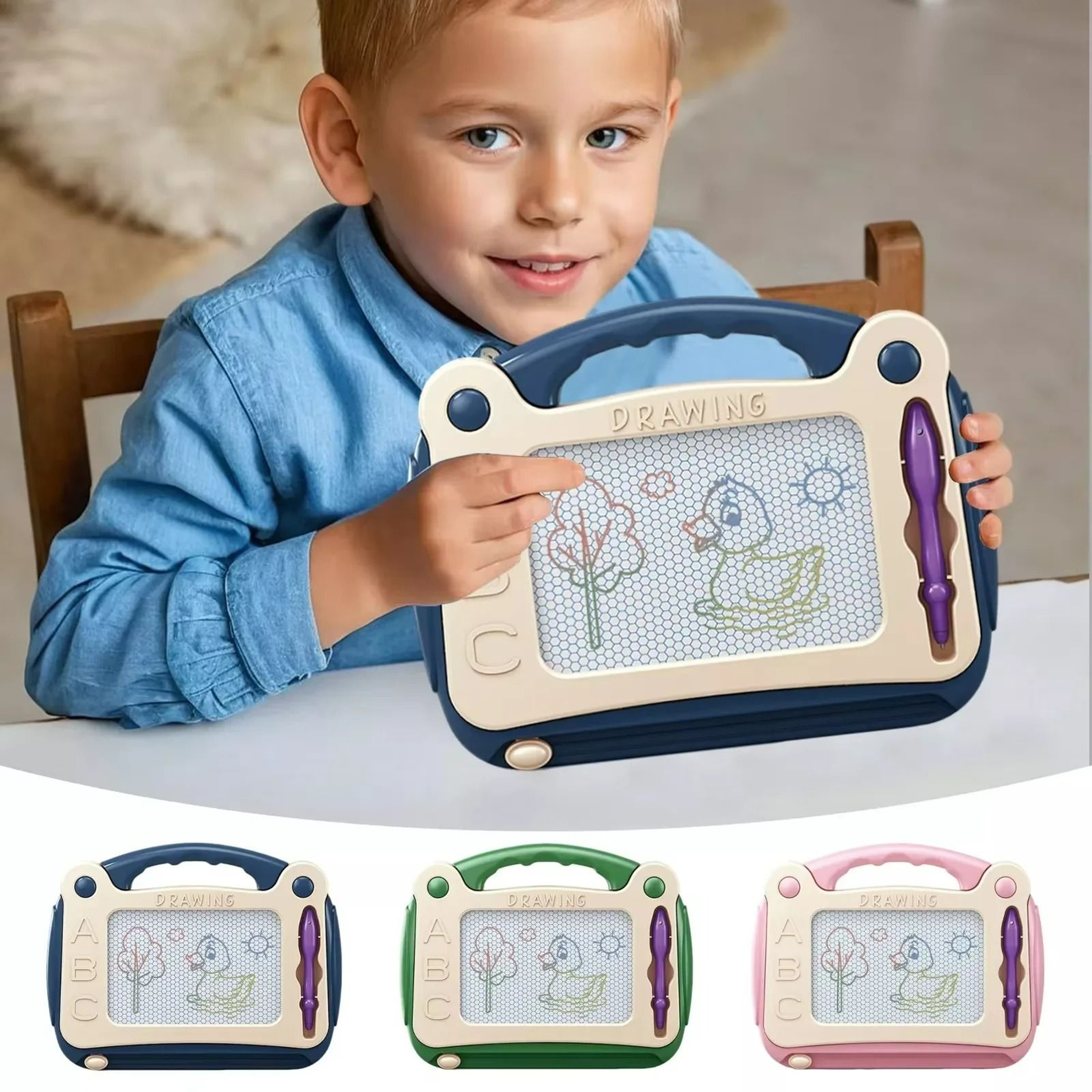 Magnetic Colored Graffiti Erasable Drawing Board 2