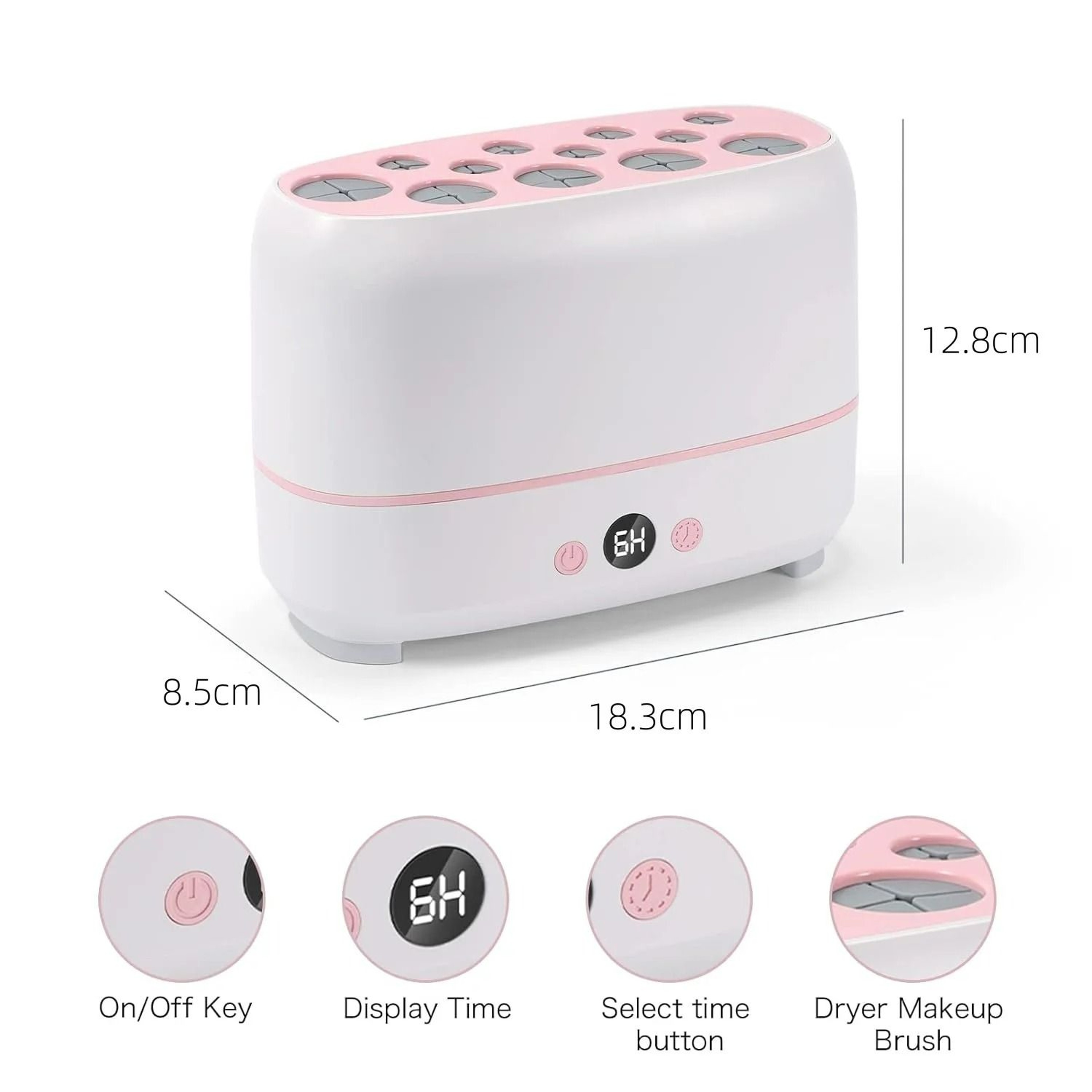 Multifunctional Electric Makeup Brush Cleaner  Quick Dryer 2