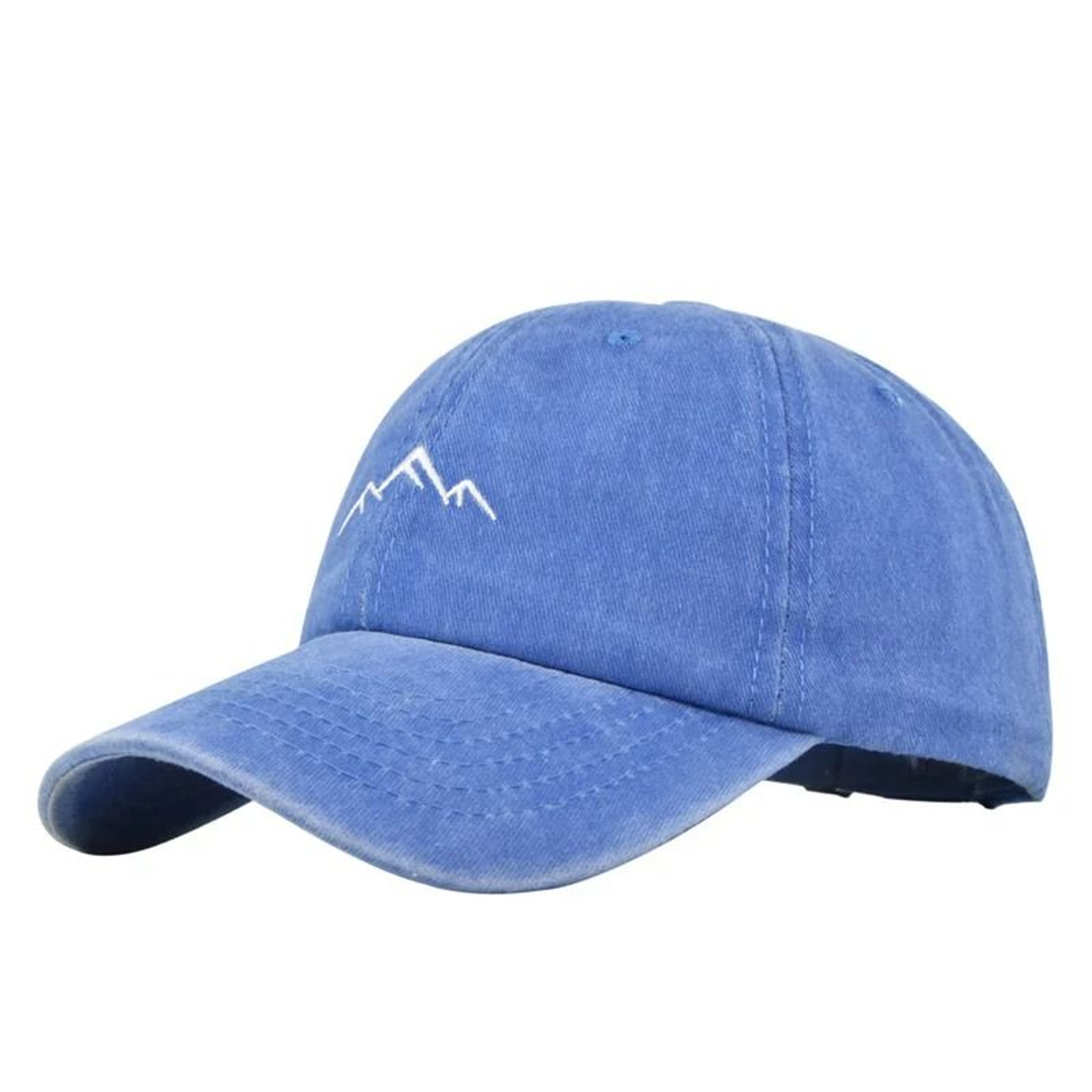 Retro Washed Cotton Mountain Embroidered Baseball Cap 12