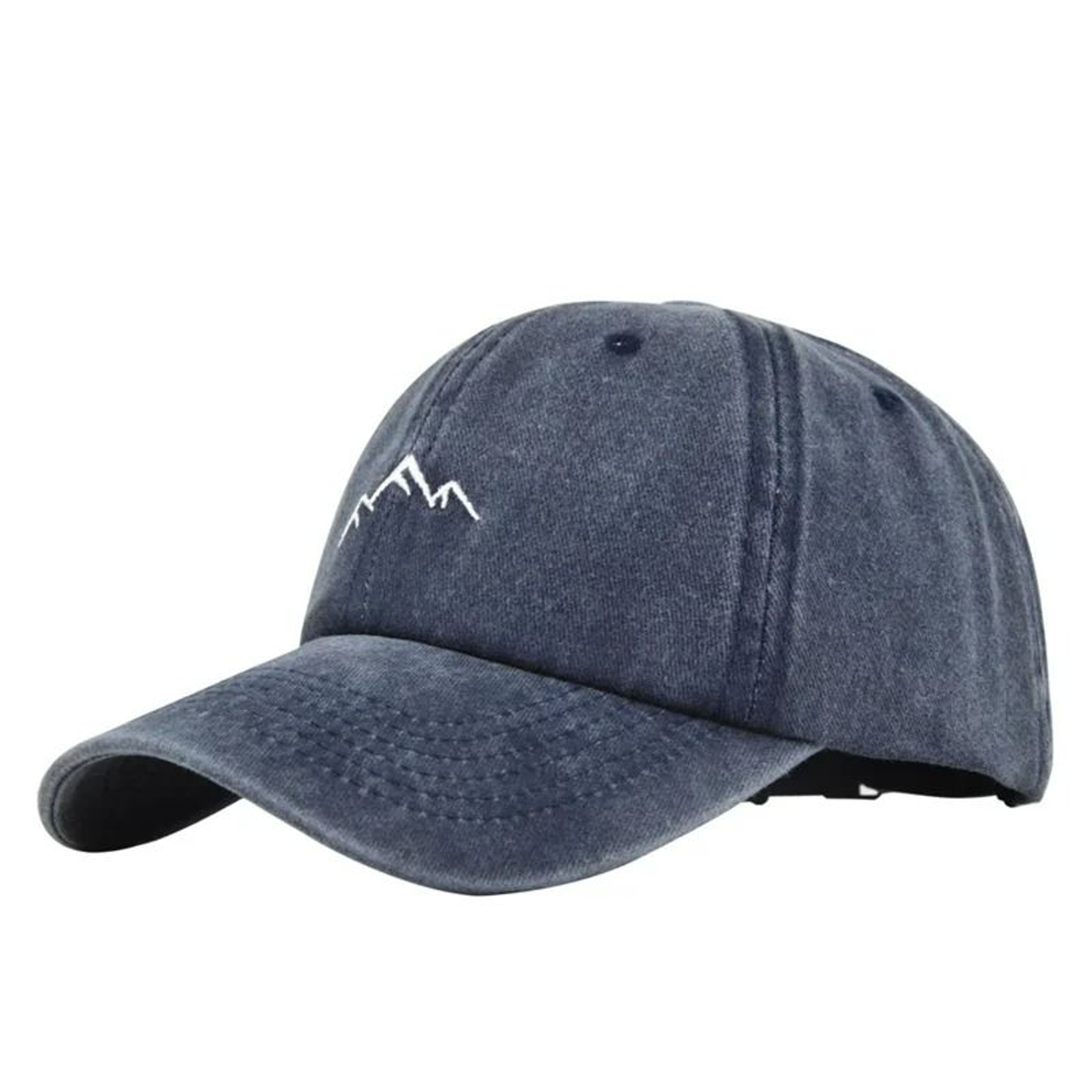 Retro Washed Cotton Mountain Embroidered Baseball Cap 9