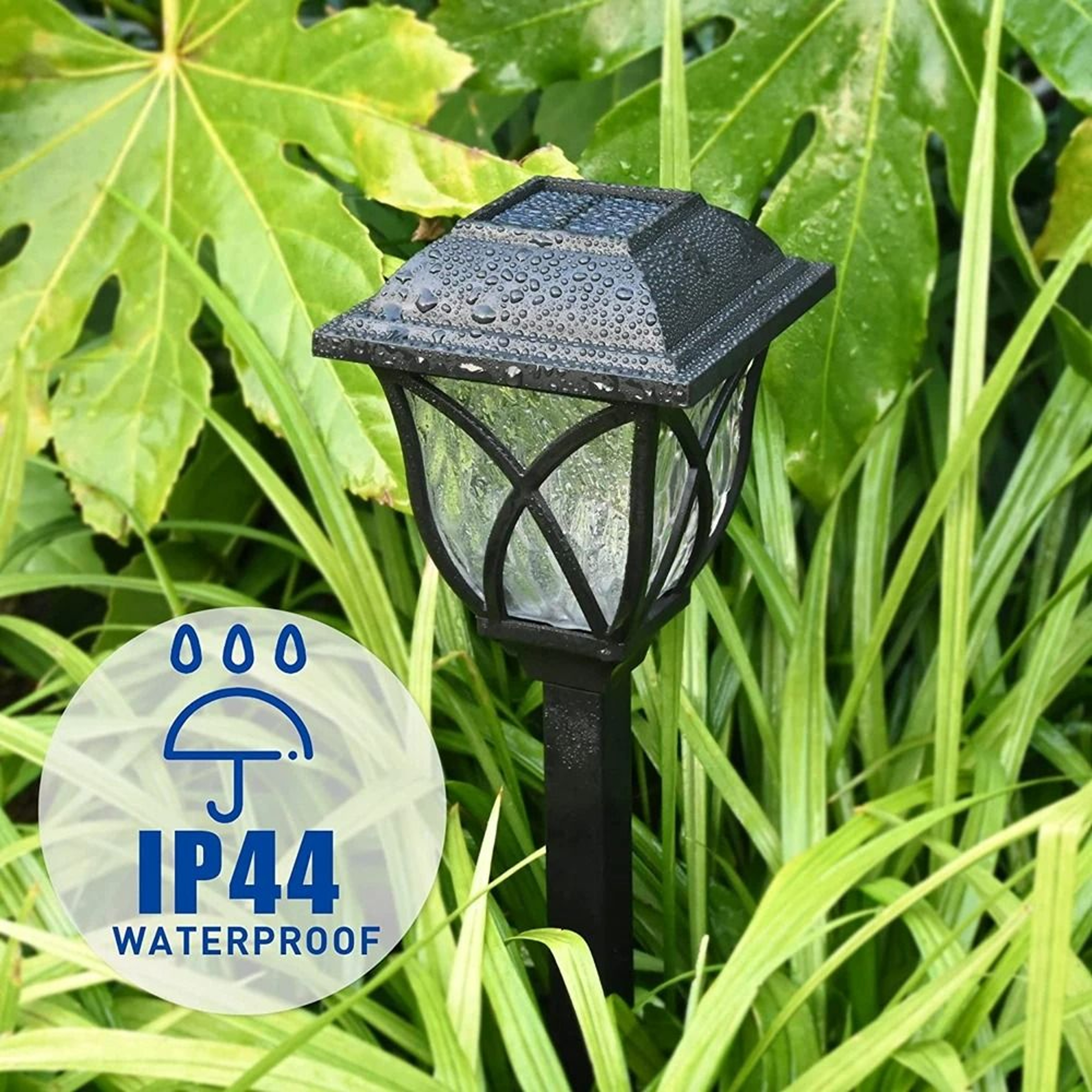 Outdoor Solar Pathway  Driveway Post Lights 2Pack 2