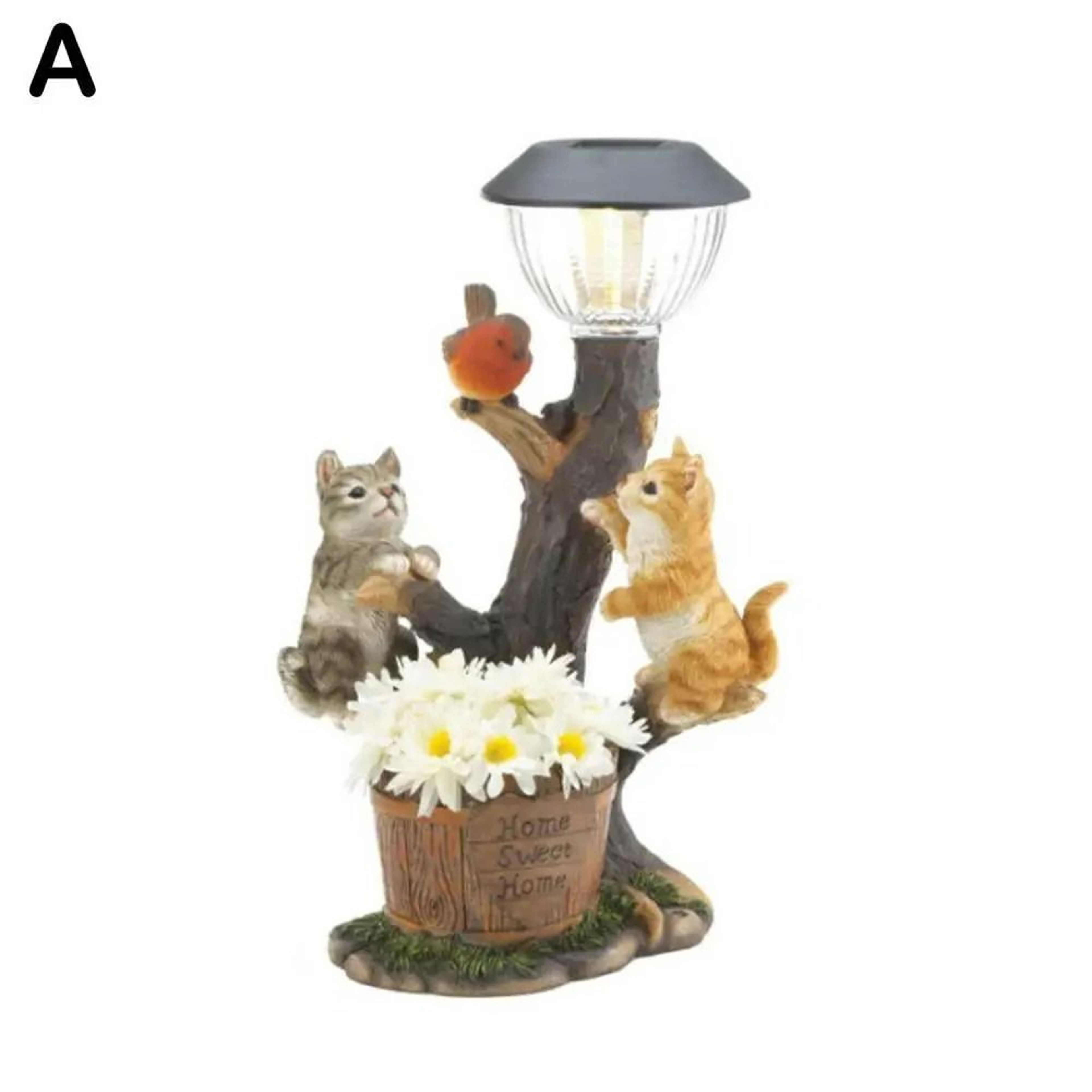 Outdoor Solar Climbing Animal Garden Statue  Window Light 8