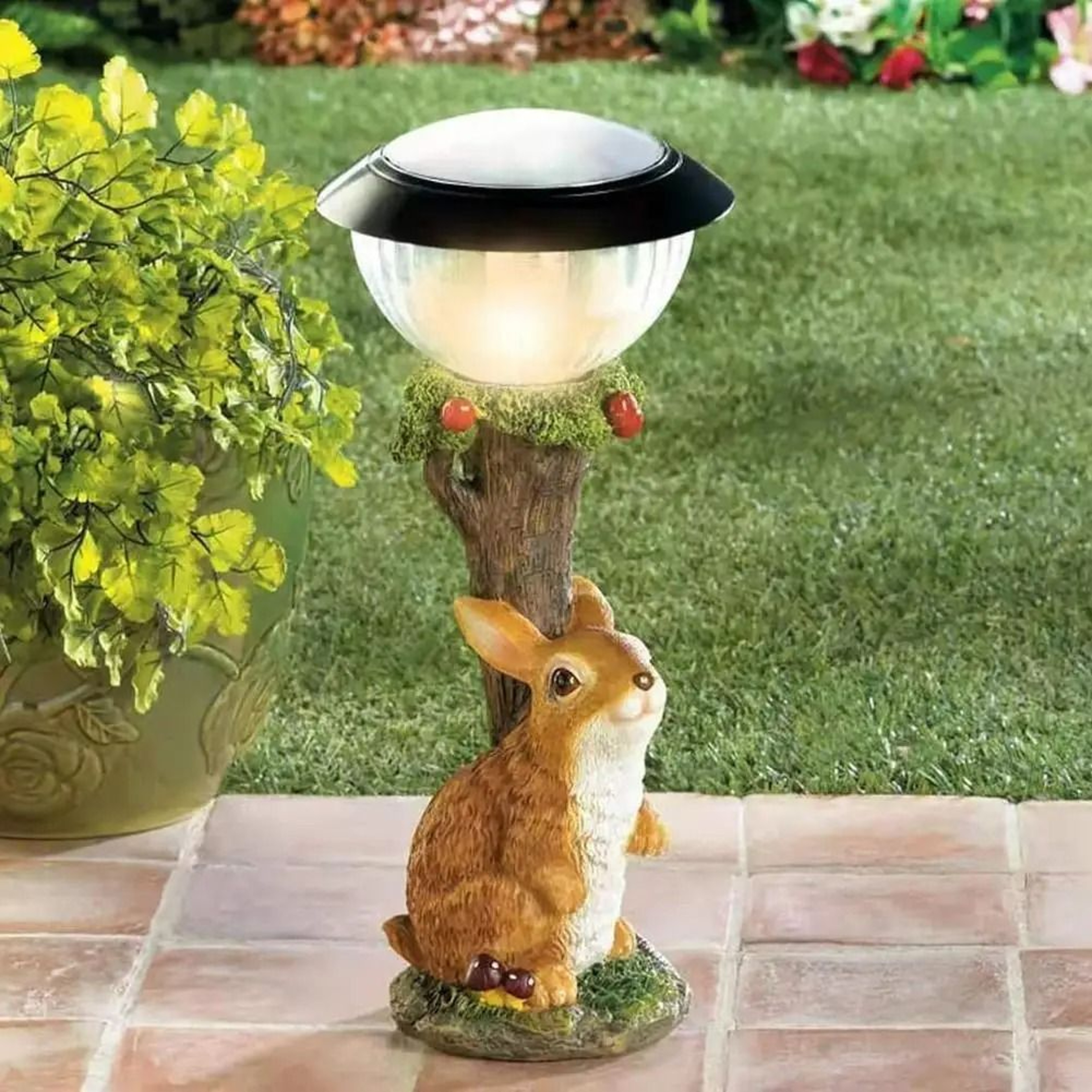 Outdoor Solar Climbing Animal Garden Statue  Window Light 4