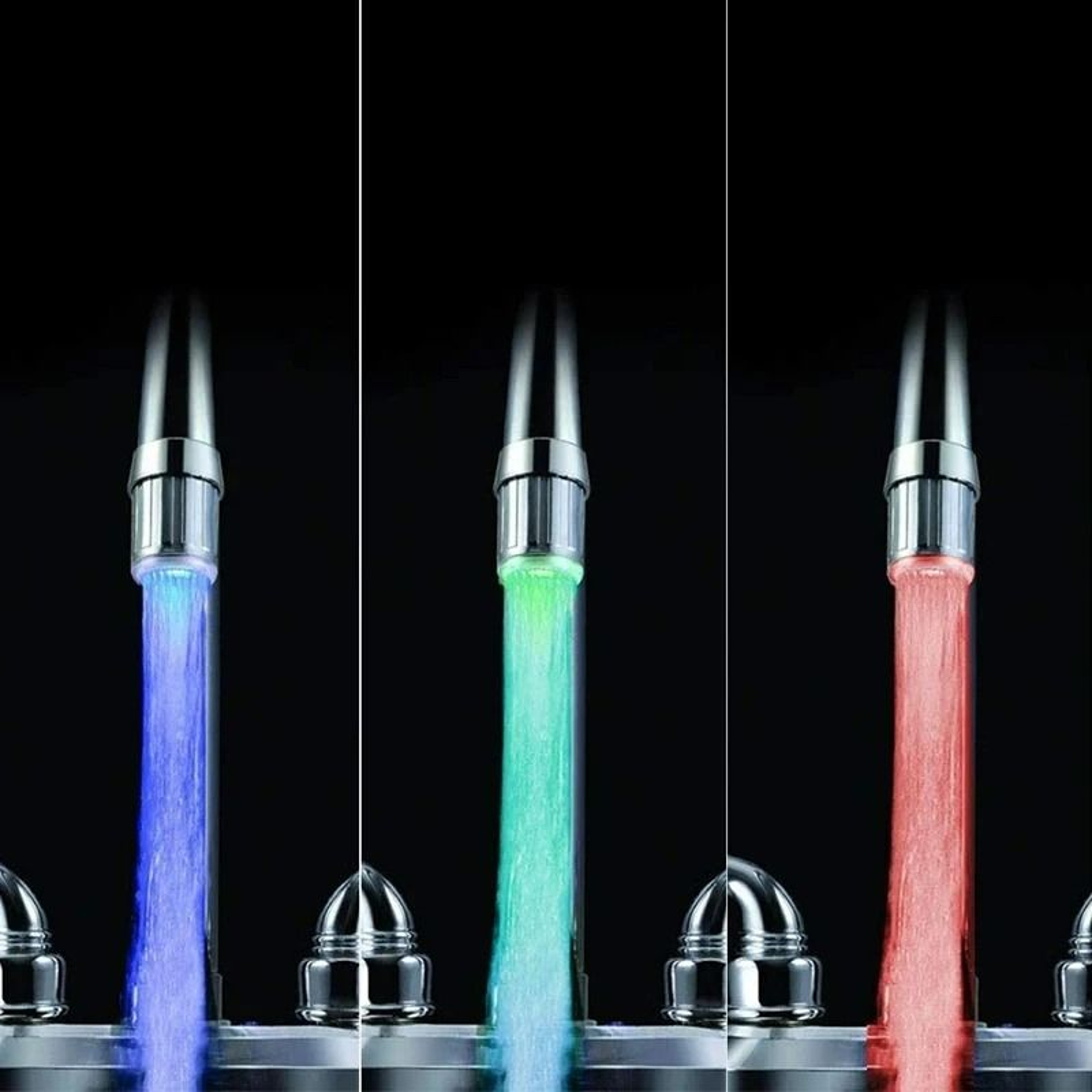 RGB 7Color LED Faucet  Water Stream Night Light 2