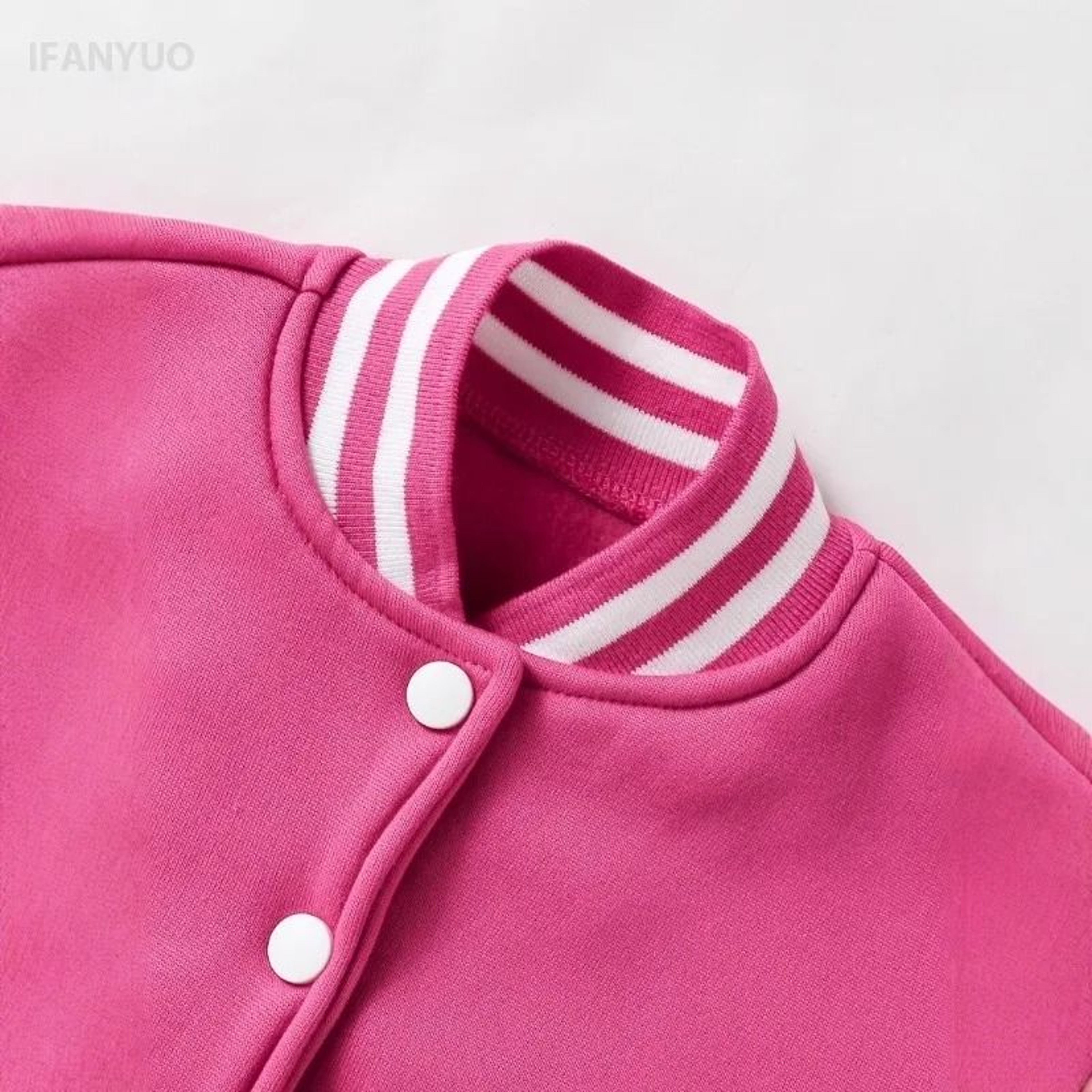 Kids Varsity Patchwork Baseball Jersey Cardigan Jacket 3