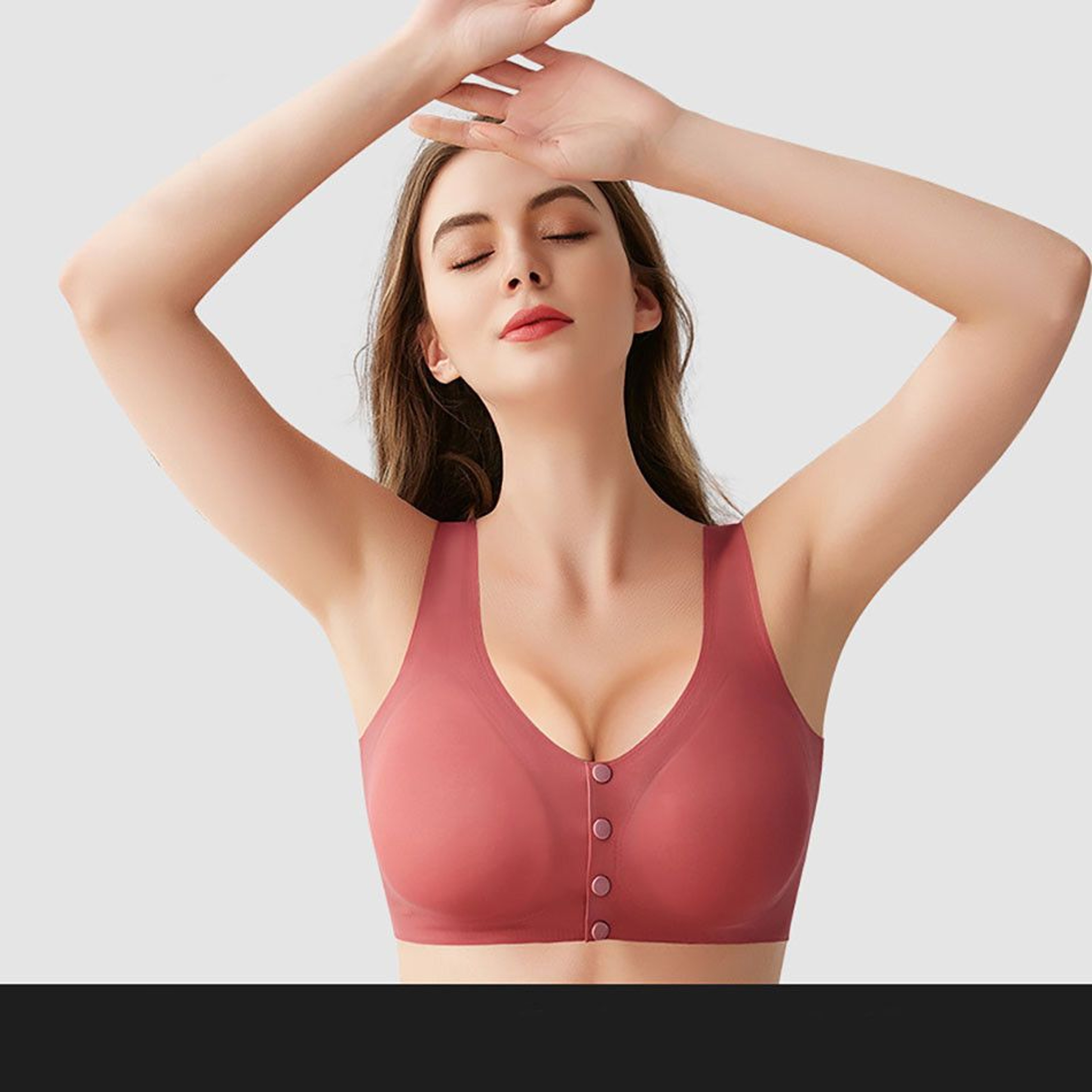 Seamless FrontOpening Wireless Nursing Bra 2