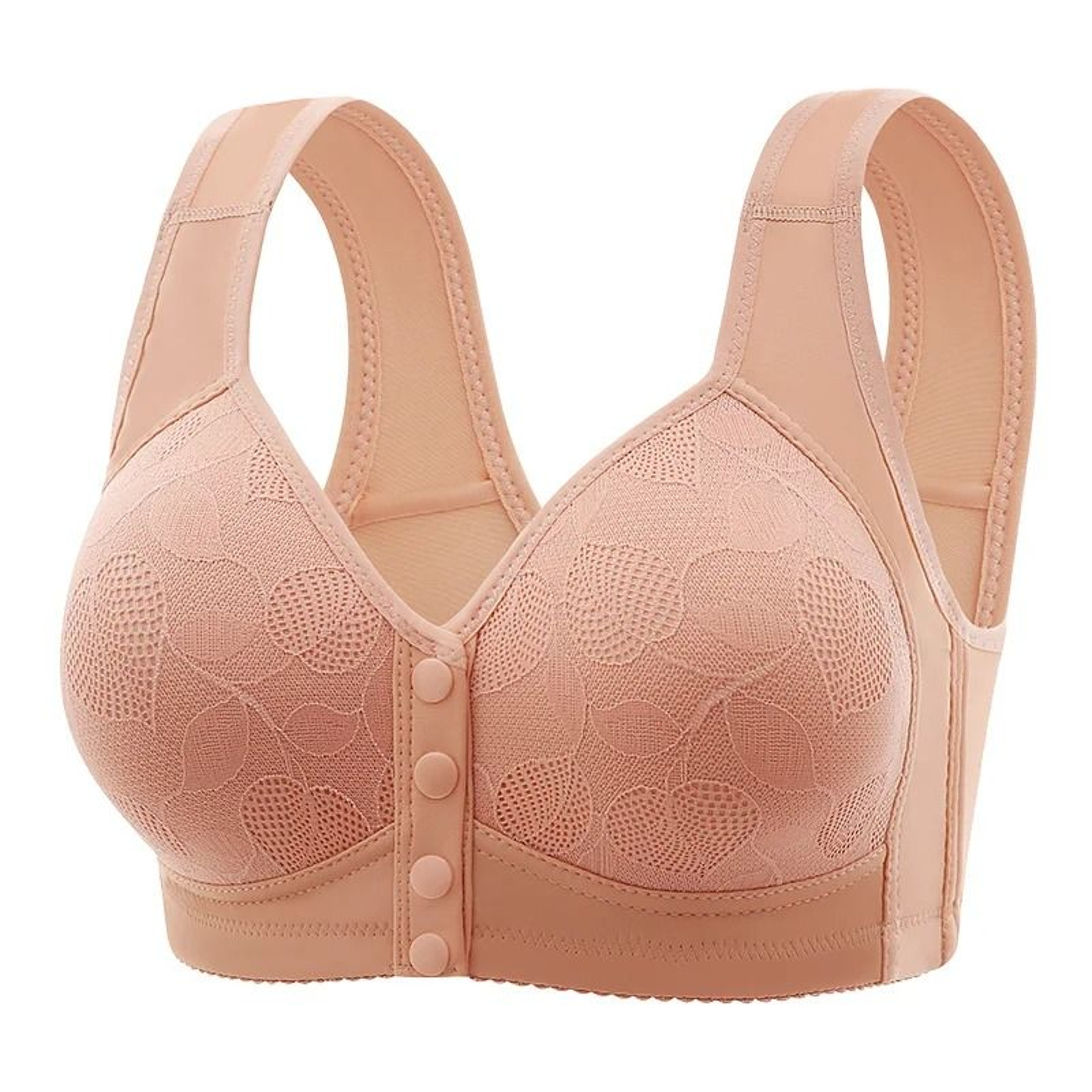 FrontButton Seamless Wireless Nursing Bra 2