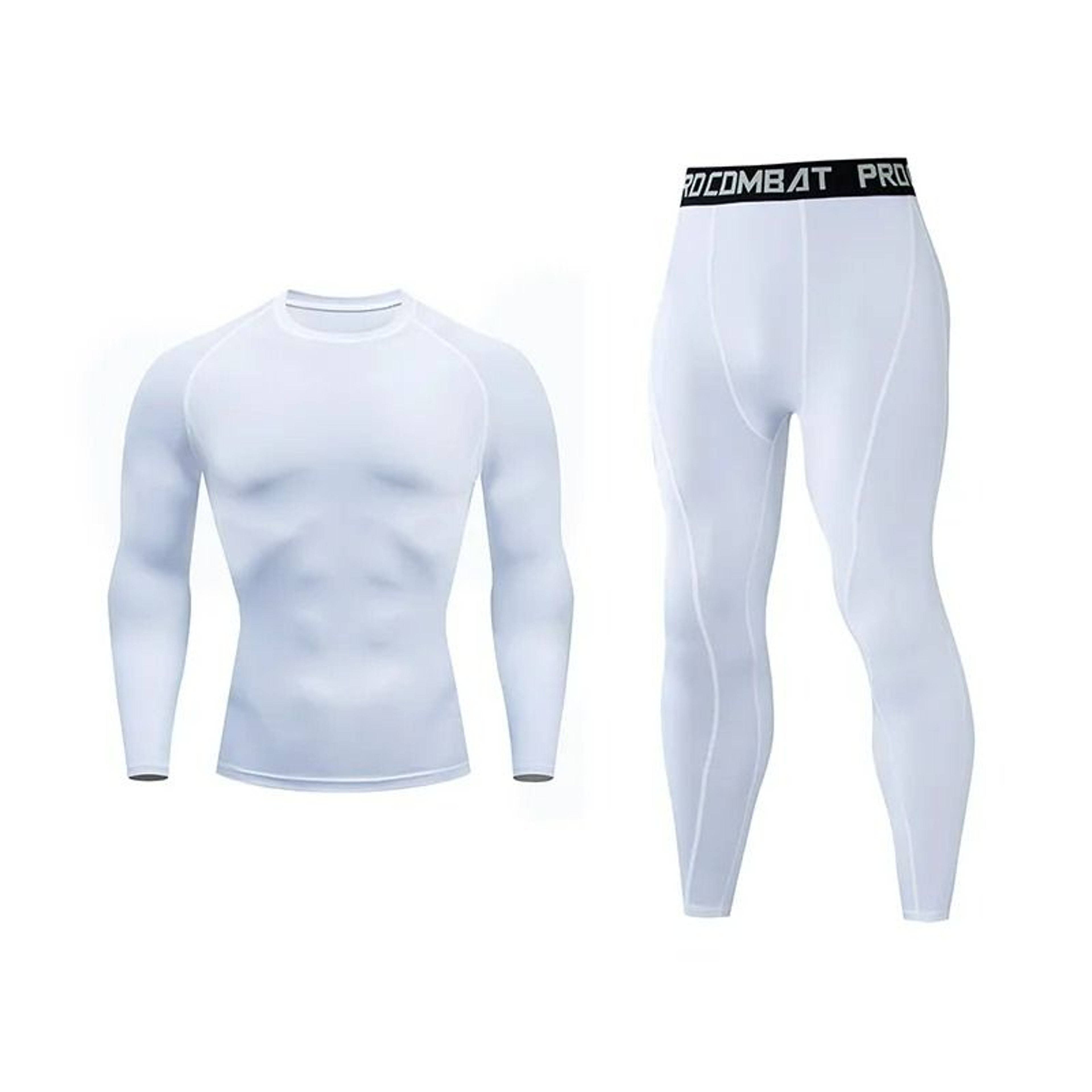 Mens QuickDry Compression Tops  Pants Performance Set 10