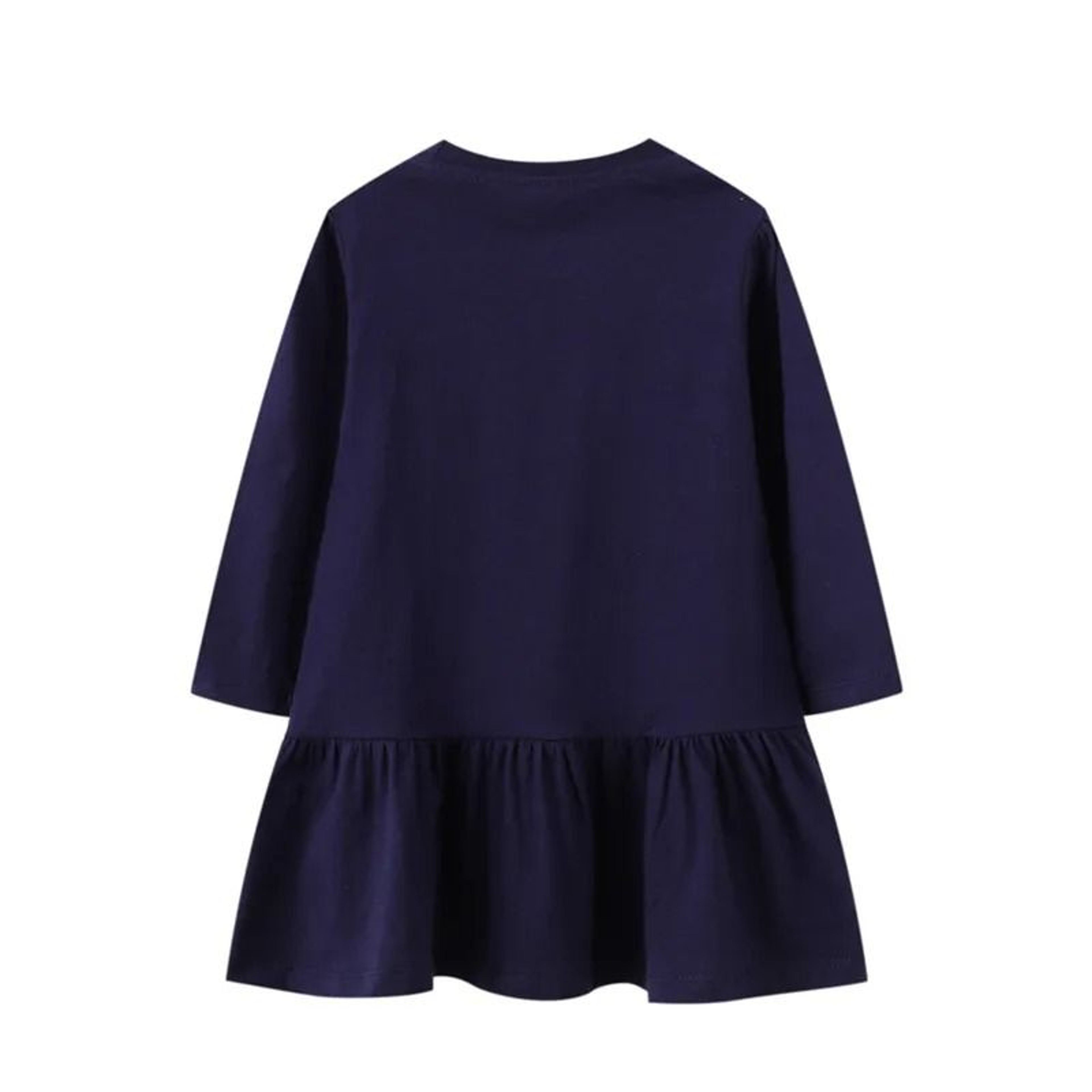 Girls Novelty Bag Print Long Sleeve Party Dress 2