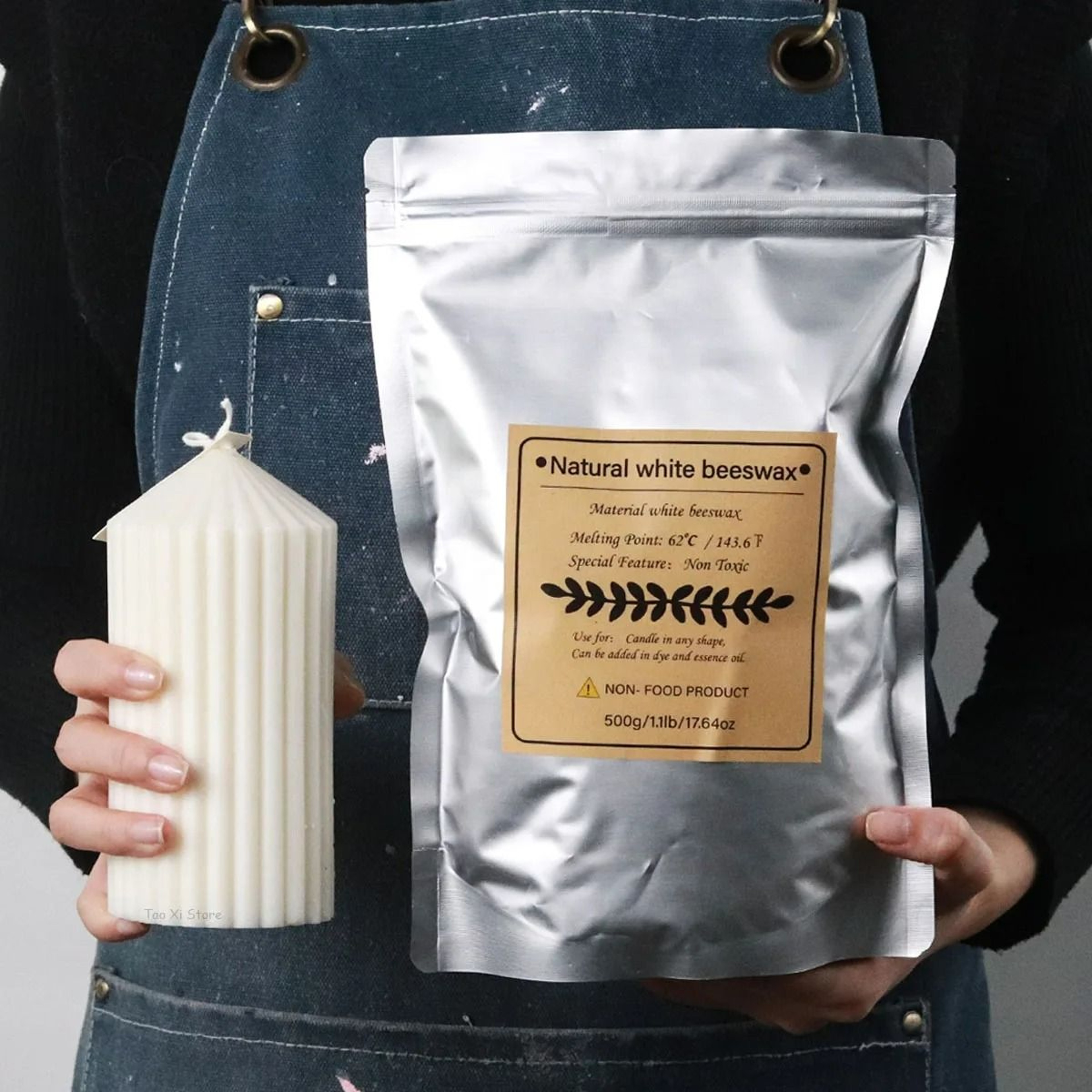 Pure Natural White Beeswax Pellets 4