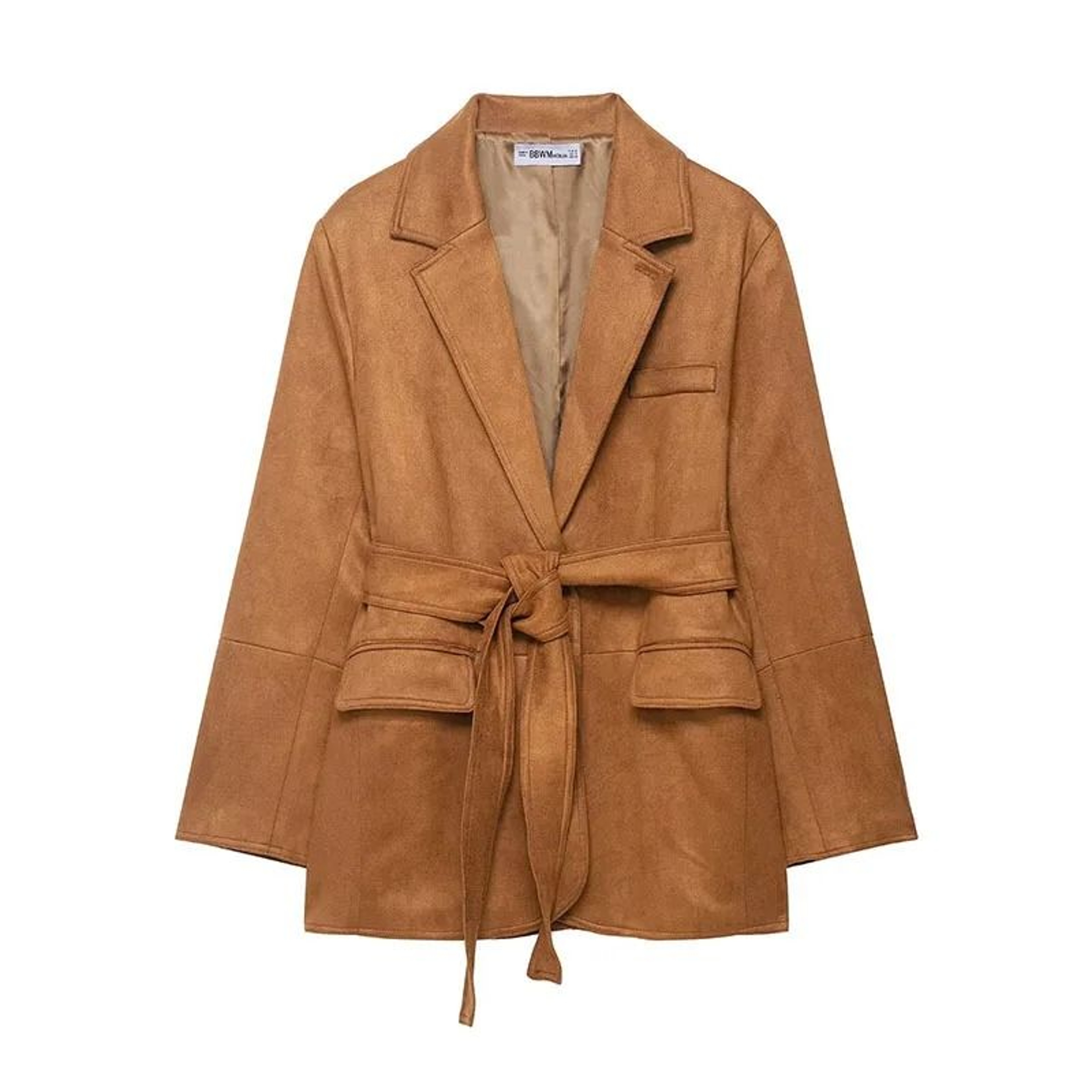 Womens Casual LongSleeve Solid TurnDown Collar Jacket 7