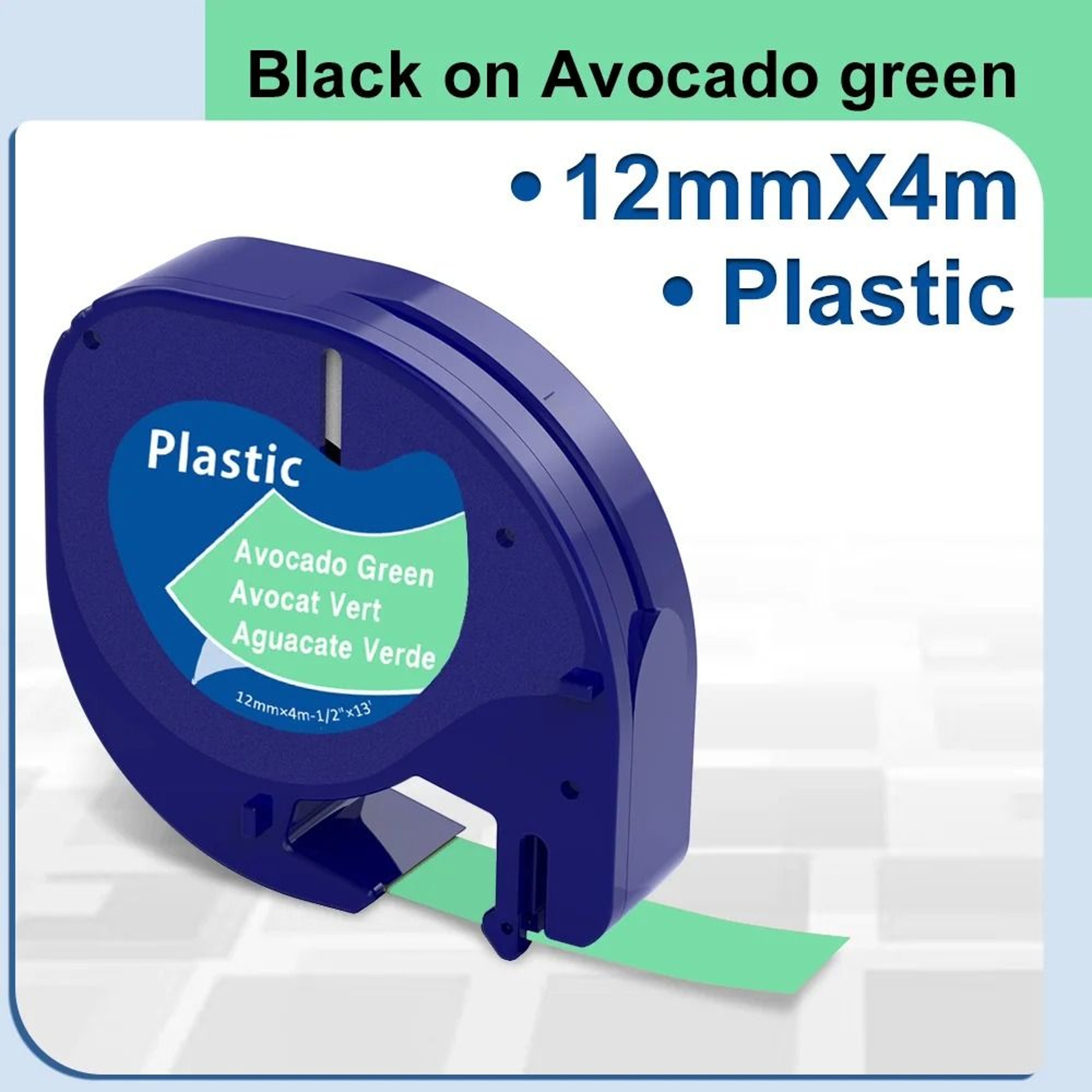 MultiColor Plastic Label Ribbon Refill 6
