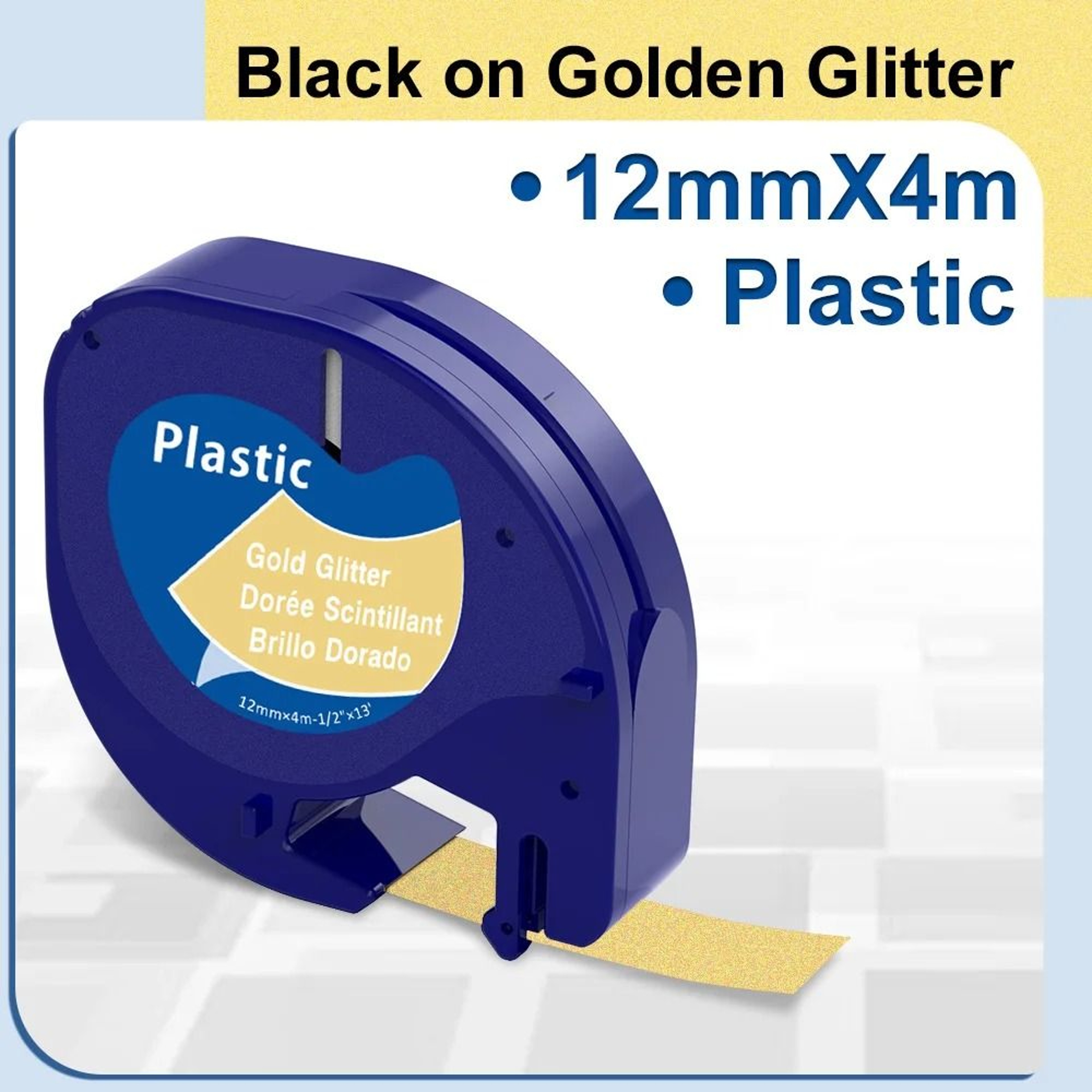 MultiColor Plastic Label Ribbon Refill 10