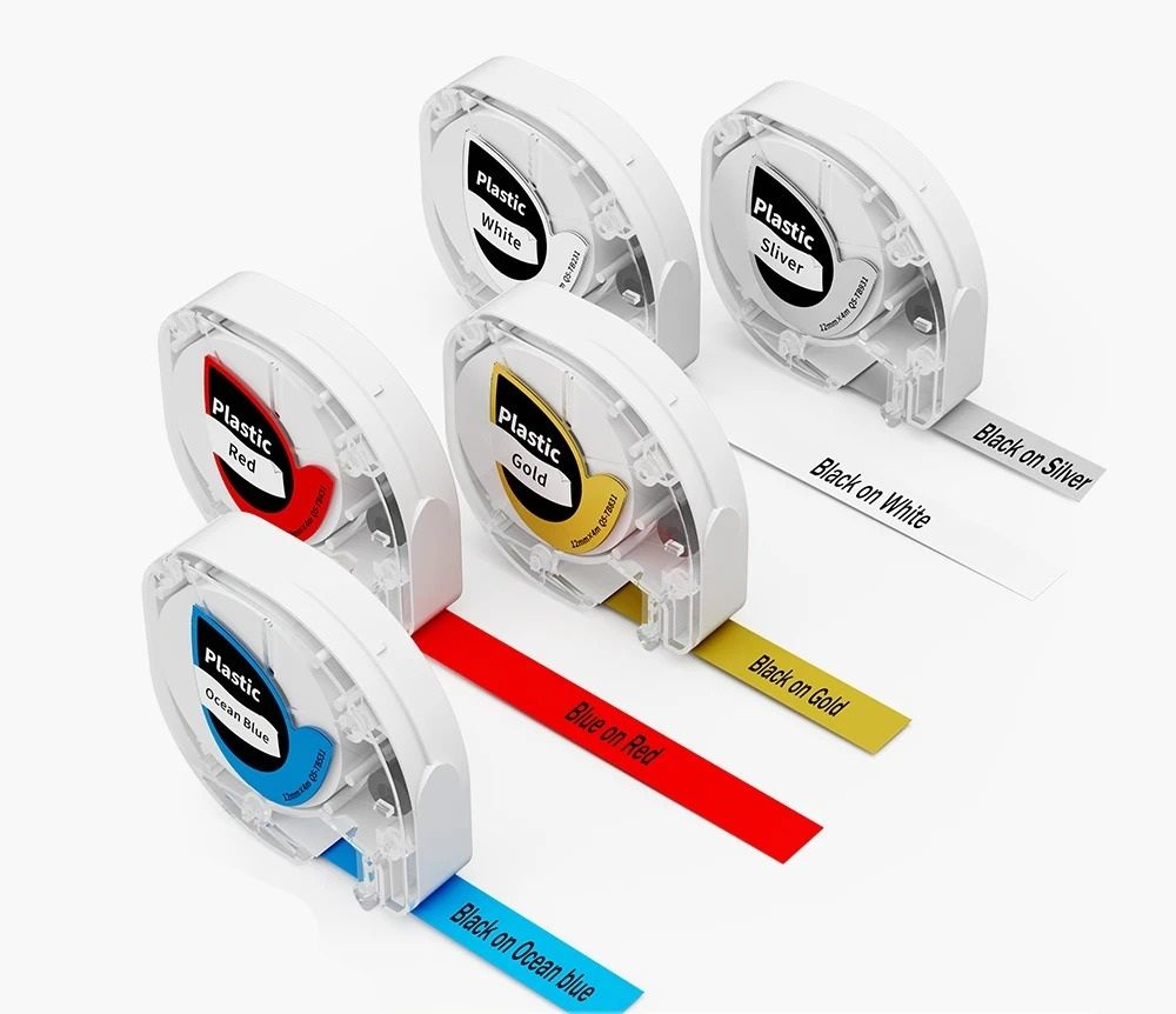 5Pack Clear Thermal Label Tape Refill 0