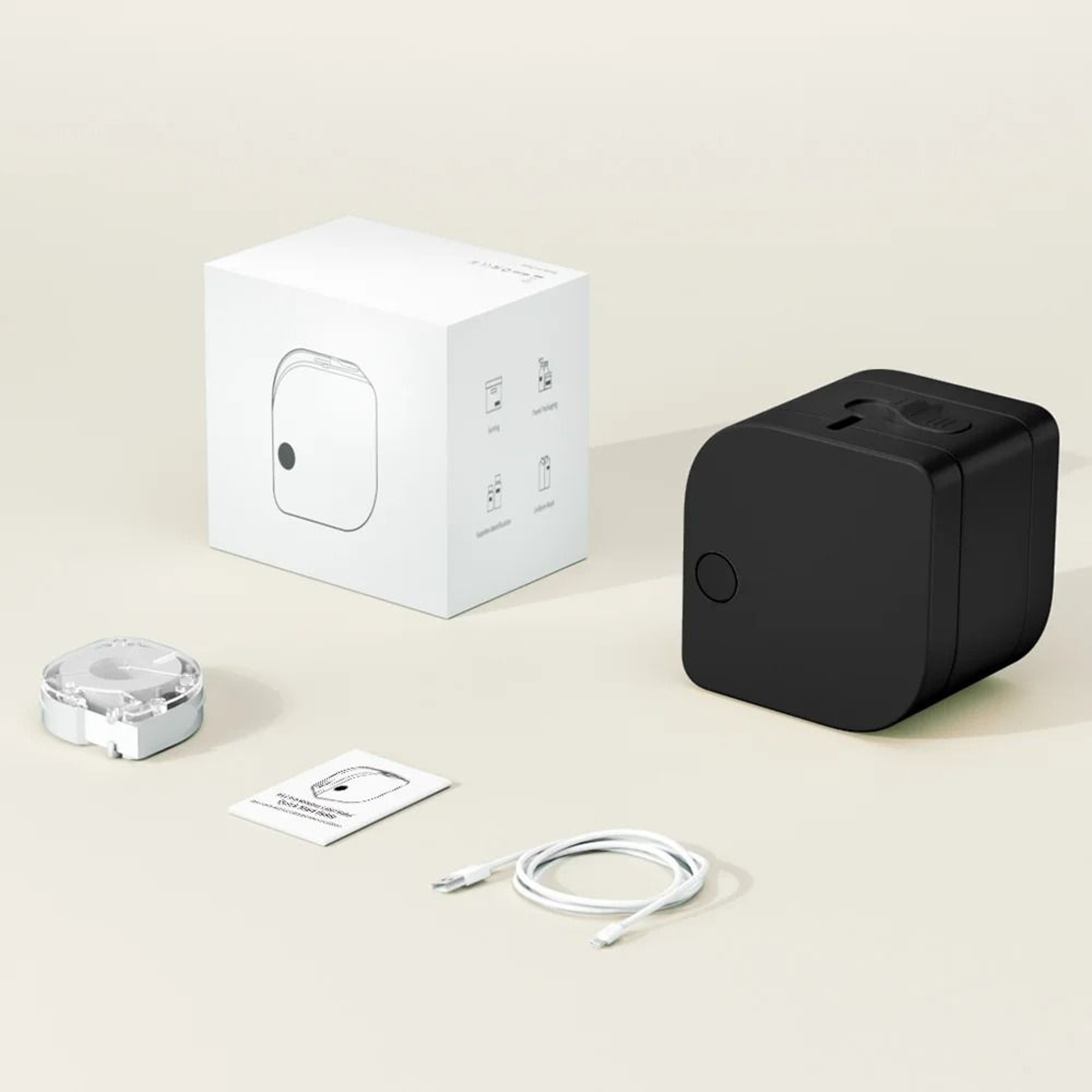 Wireless Bluetooth Mini Label Printer With Tape Roll 7