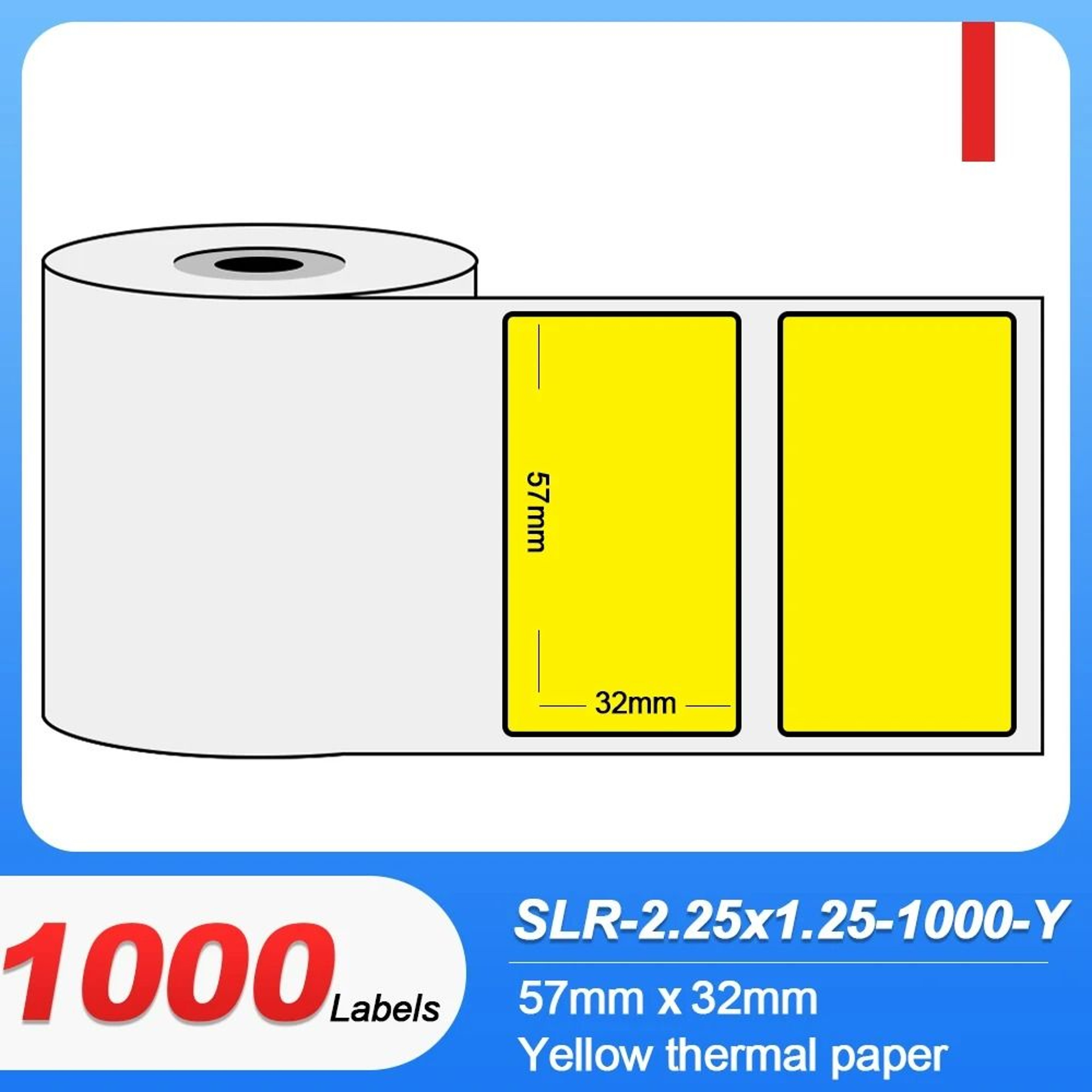 Direct Thermal SelfAdhesive Rectangular Sticker Labels 10