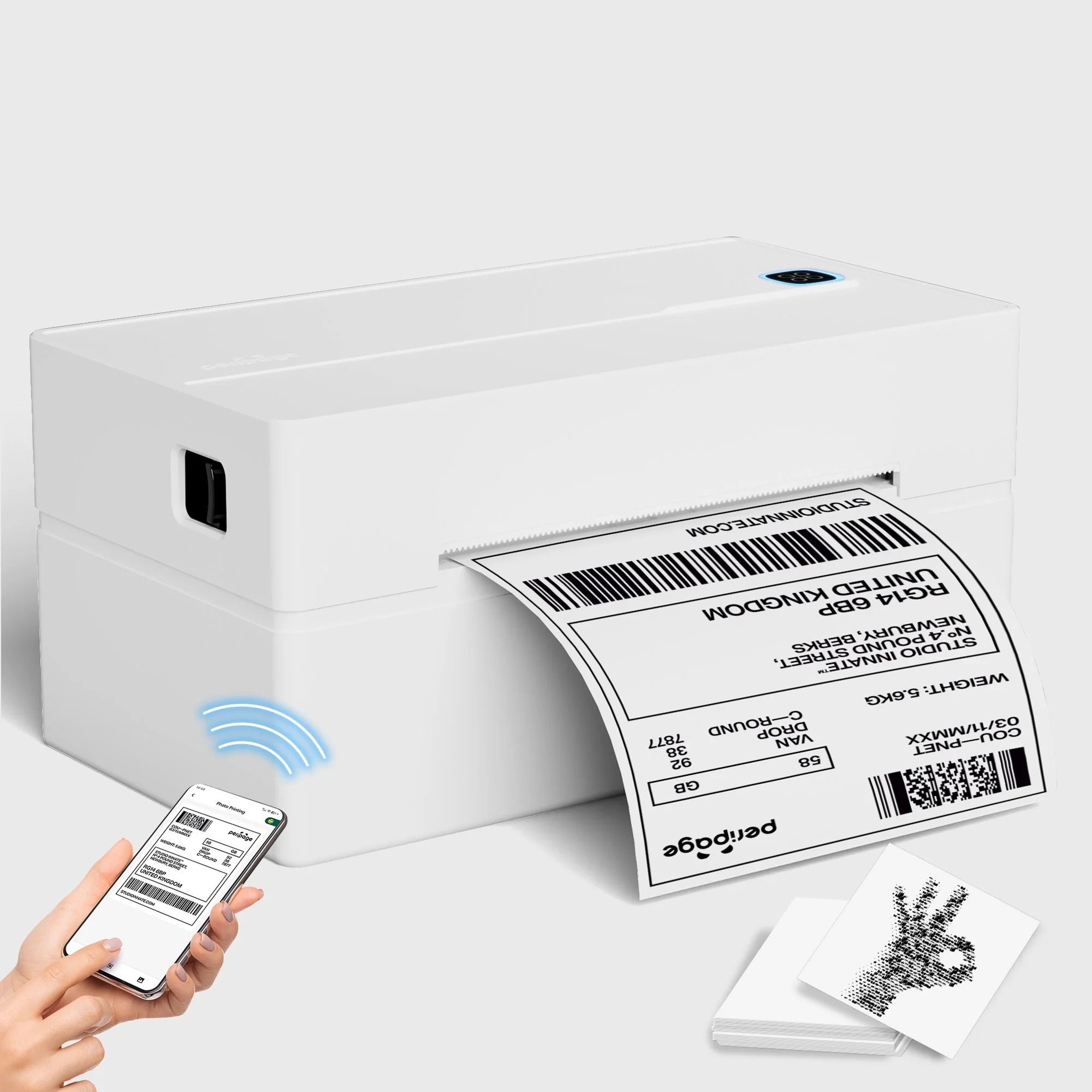 Wireless 4x6 Thermal Shipping Label Printer 7