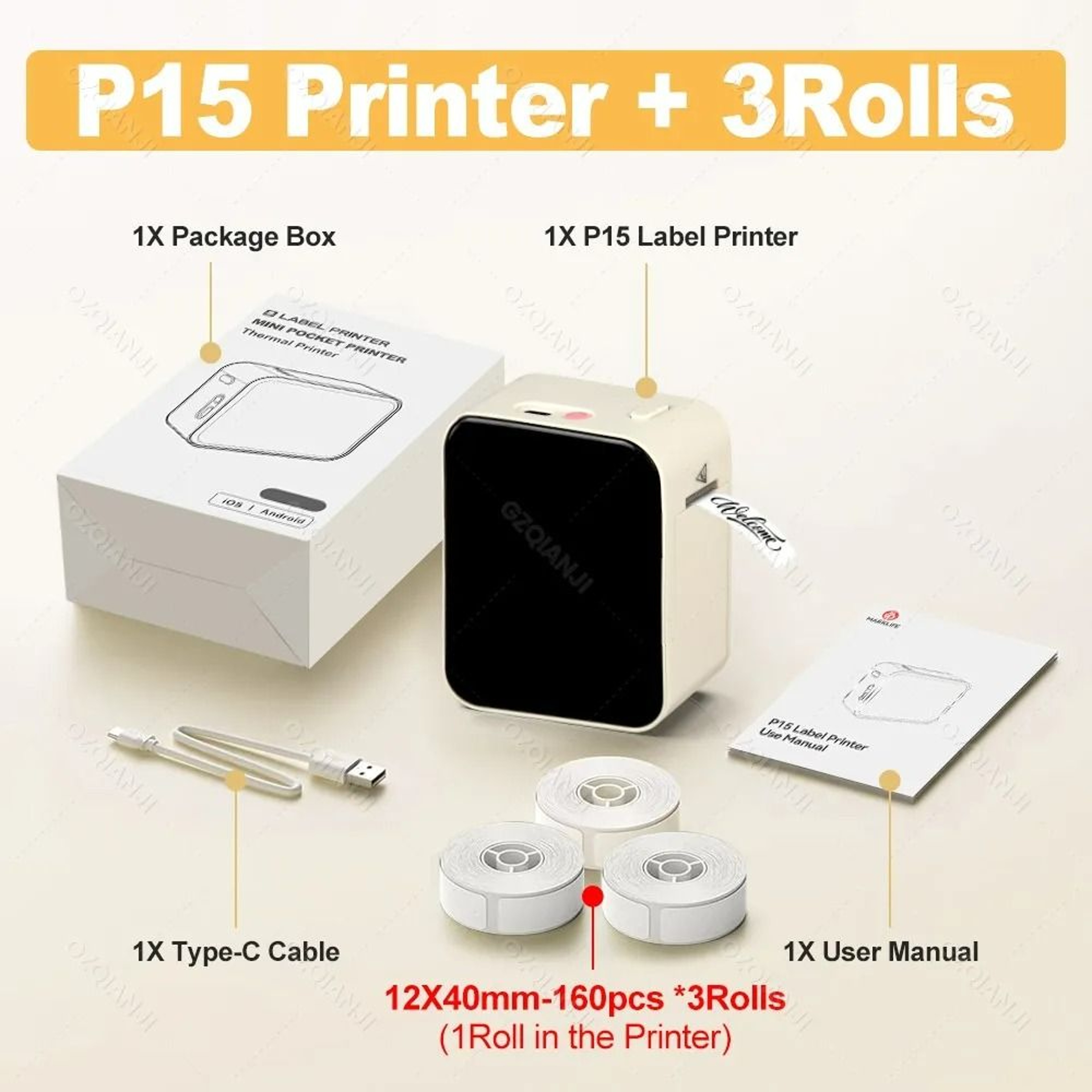 Portable Wireless Bluetooth Label Maker 2