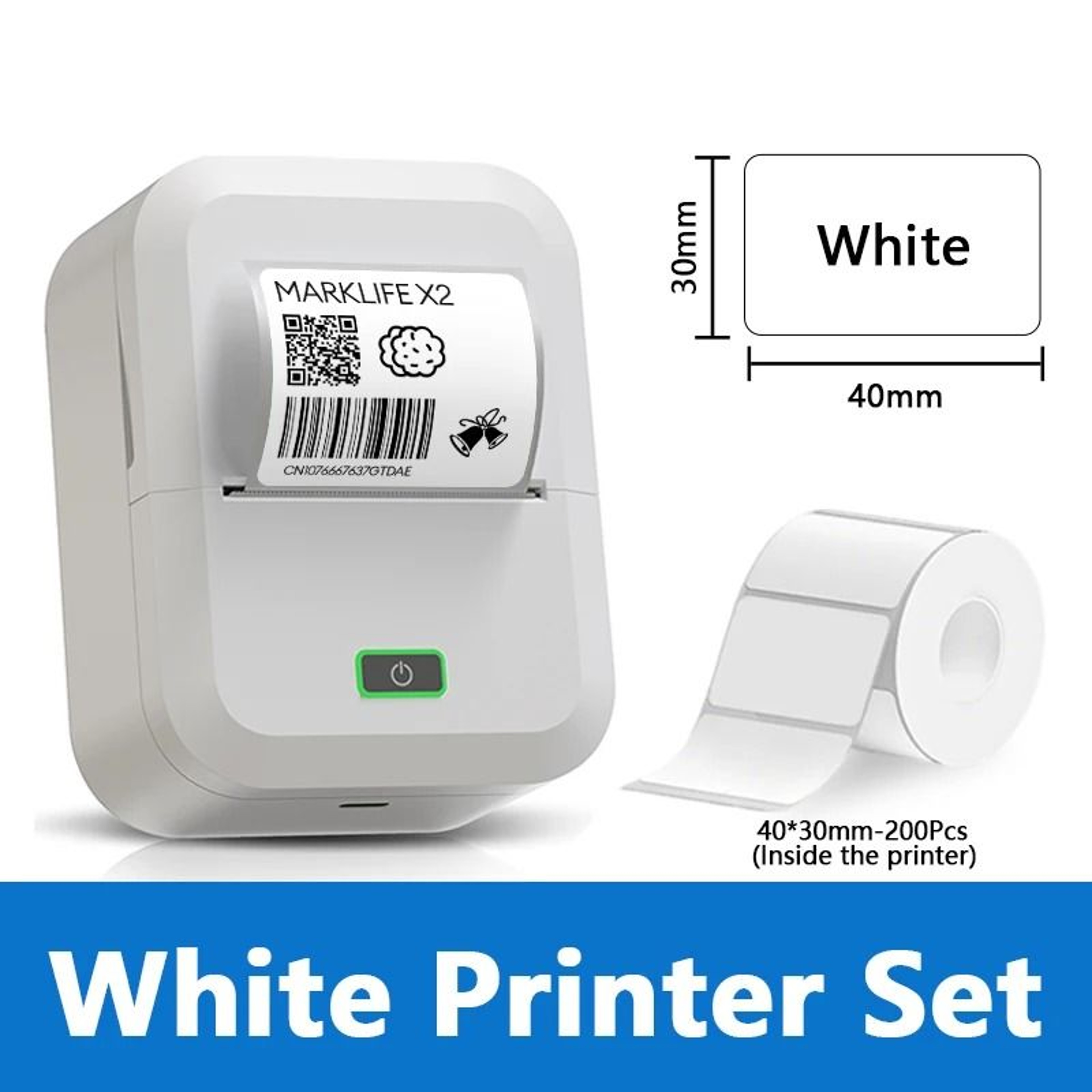 Portable Wireless Thermal Label Printer 6