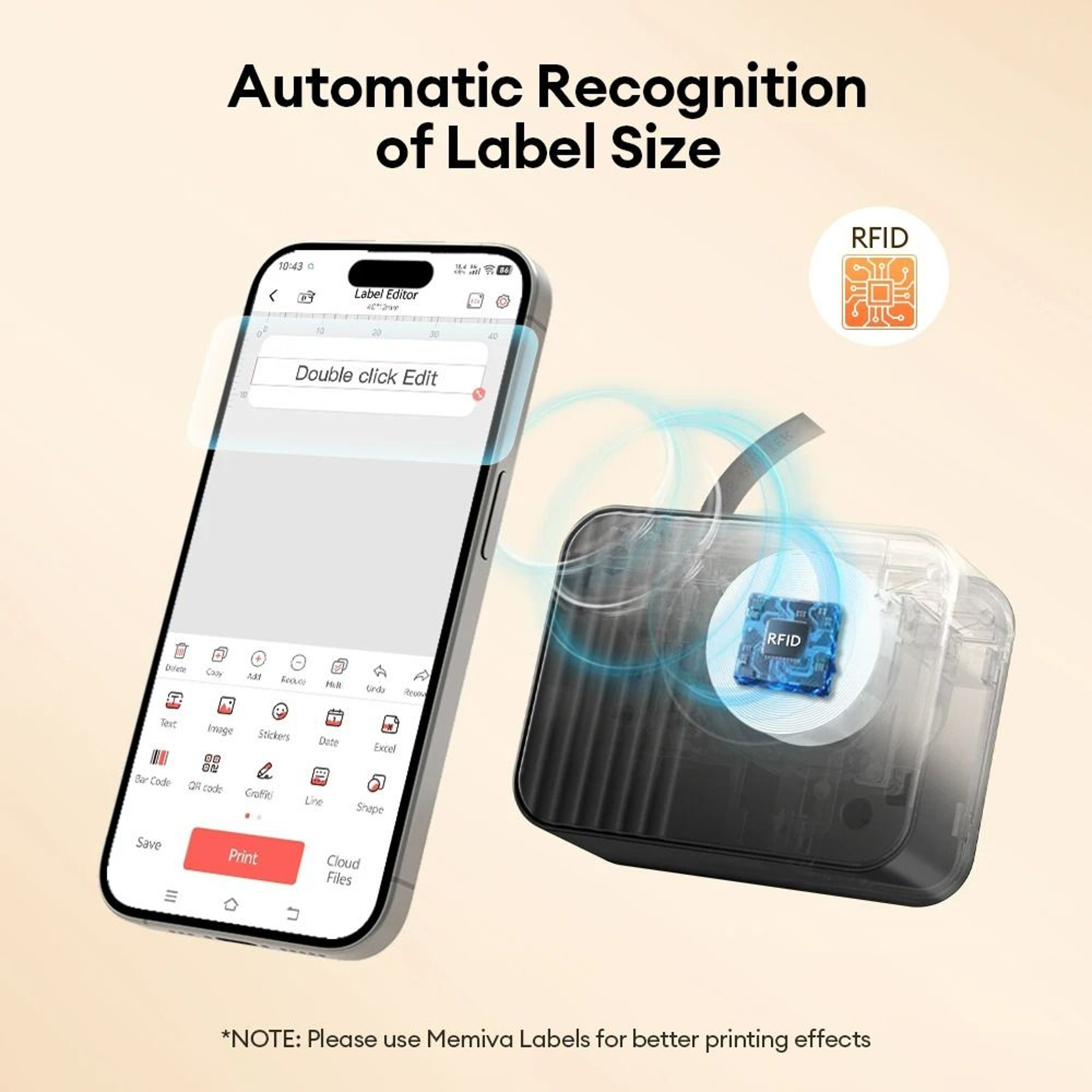 Elite Portable Wireless Thermal Label Maker 5