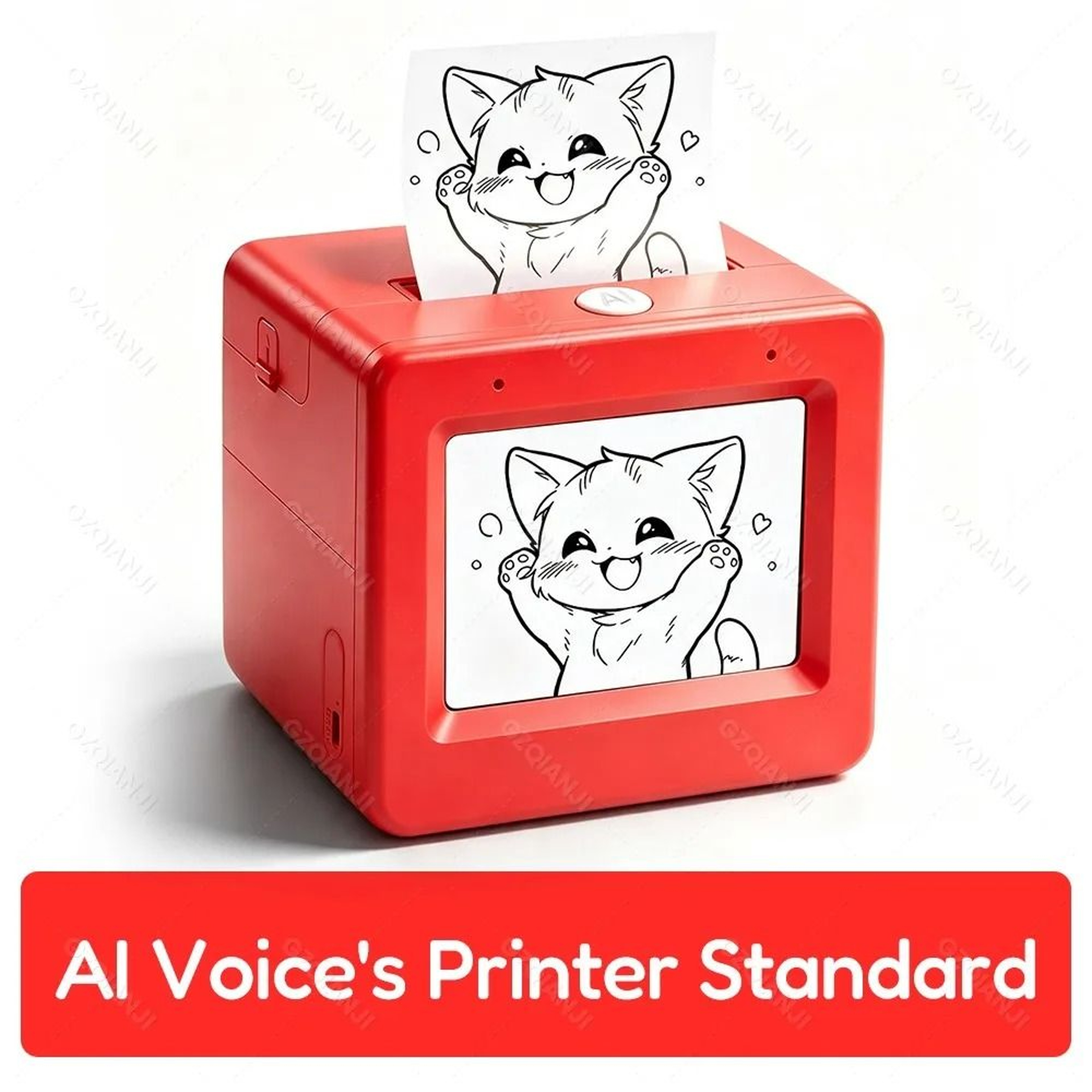 Smart AI Voice  Screen Thermal Printer For Kids 6