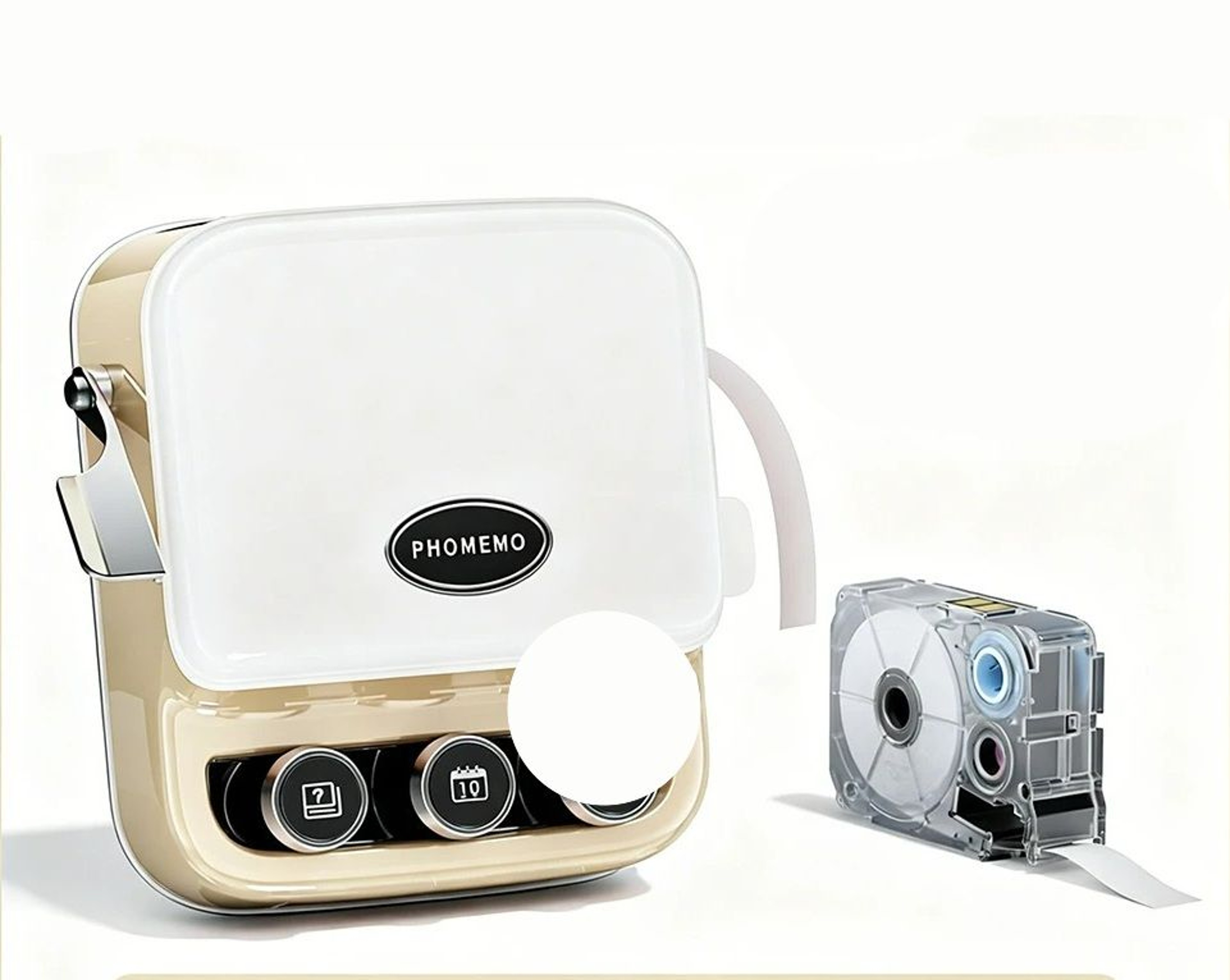 Wireless Thermal Transfer Portable Ribbon  Label Printer 8