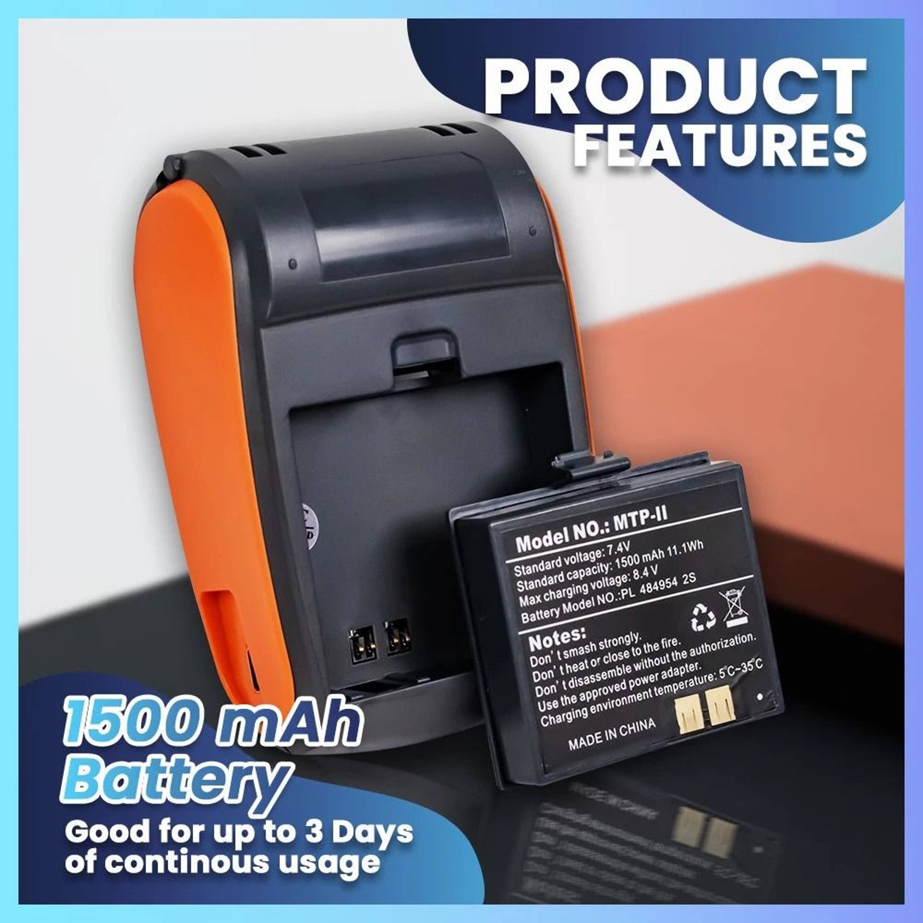 Portable Wireless POS Thermal Printer 4