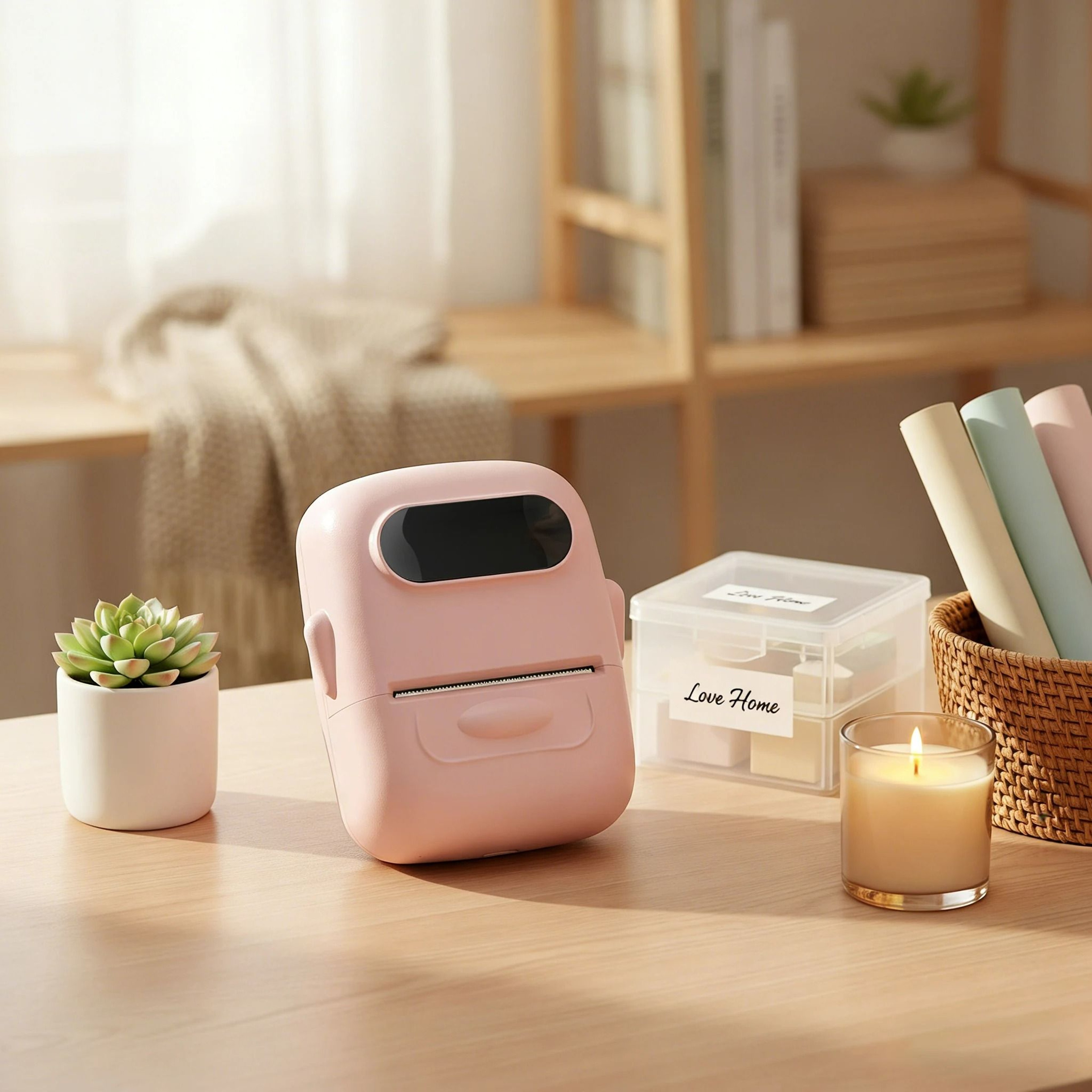 Portable Desktop Direct Thermal Label Printer 3