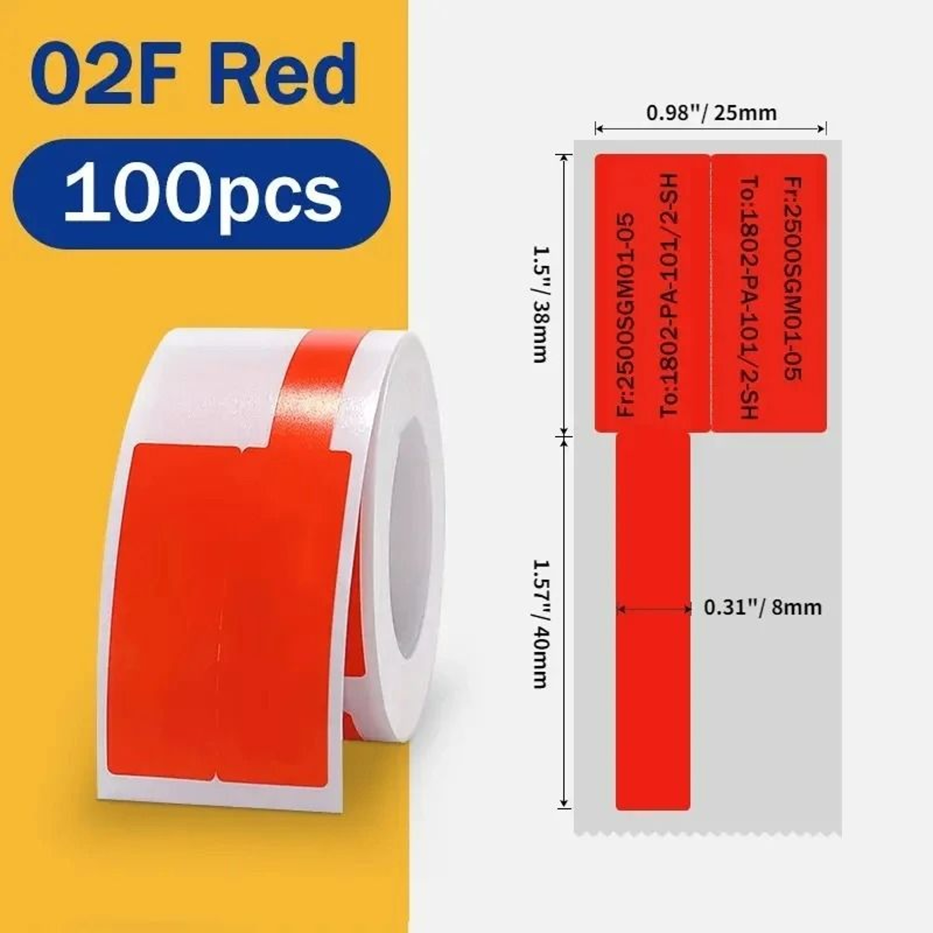 Portable Desktop Direct Thermal Label Printer Bluetooth Sticker Maker 8