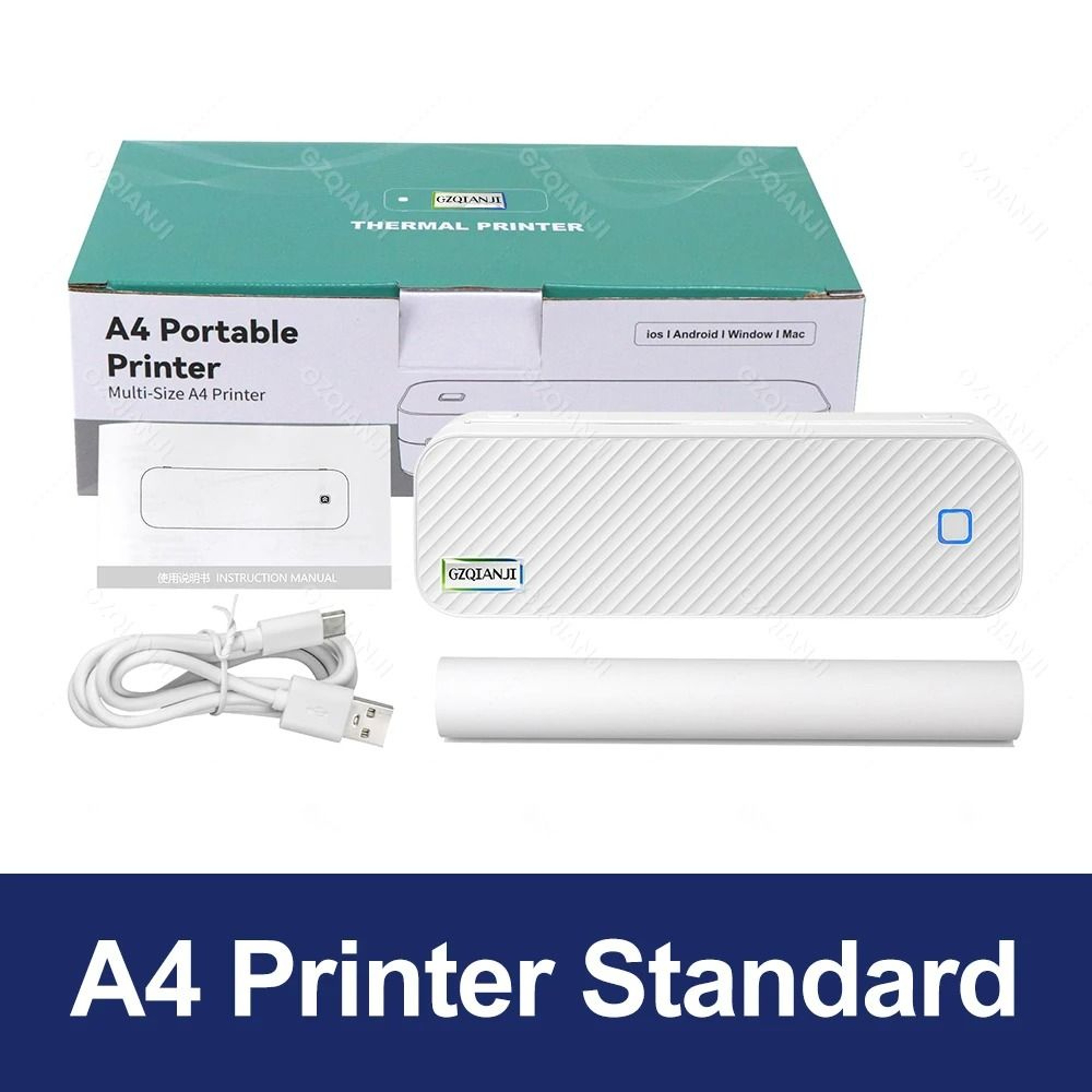 Portable UltraCompact Wireless A4 Thermal Printer 6