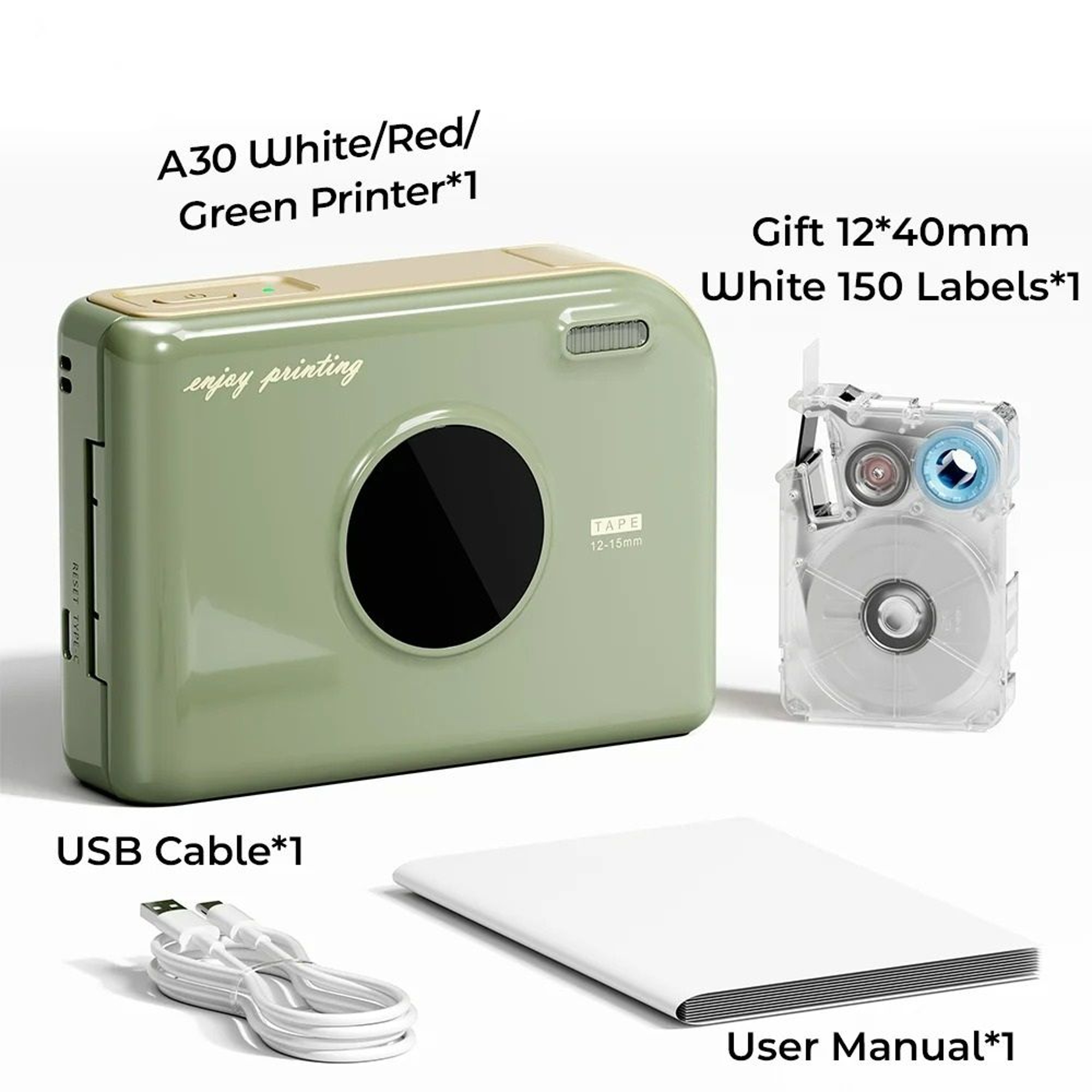 Compact Handheld Thermal Label Maker 6