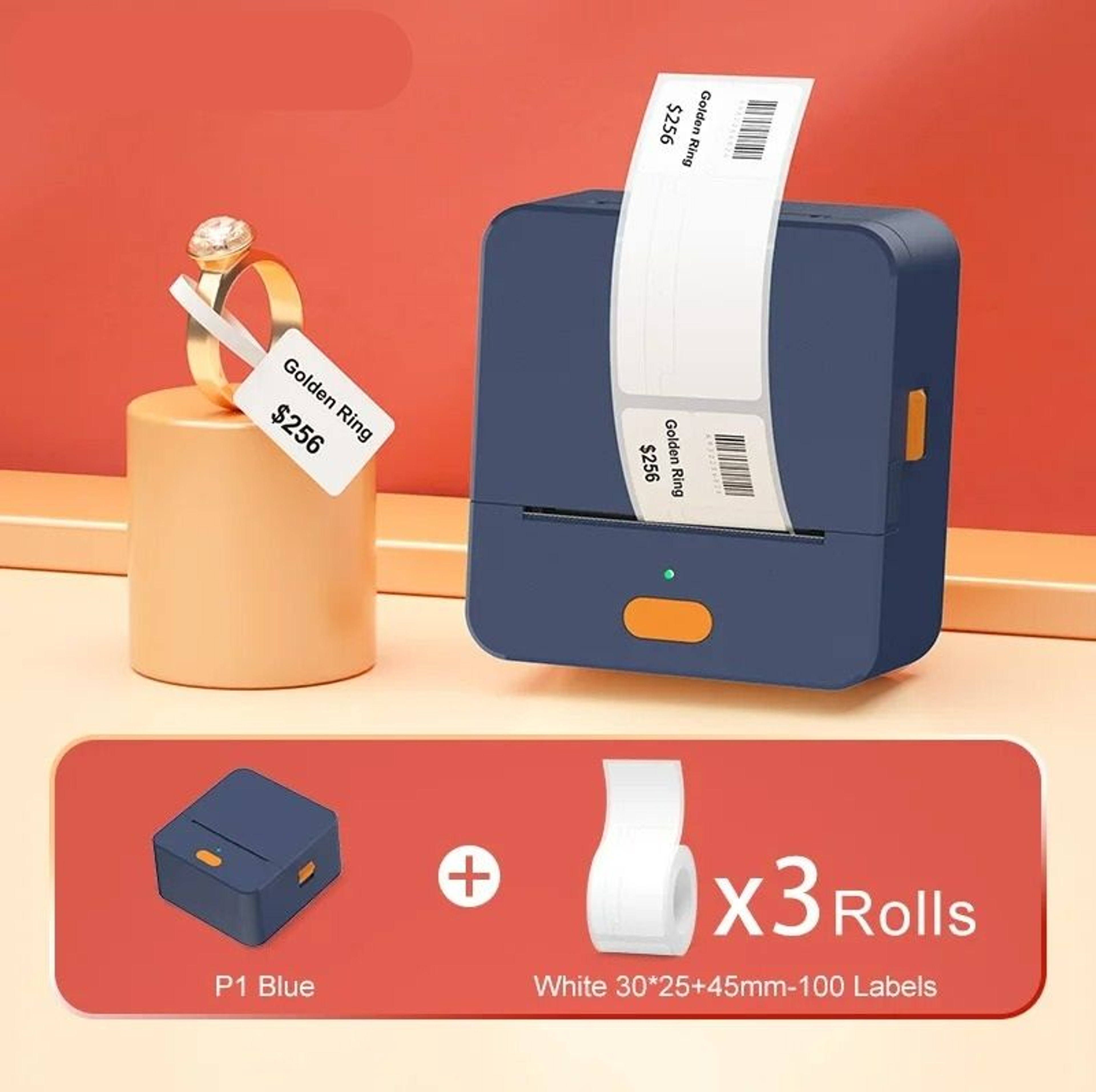 Precision Jewelry  Optical Wireless Thermal Label Printer 7
